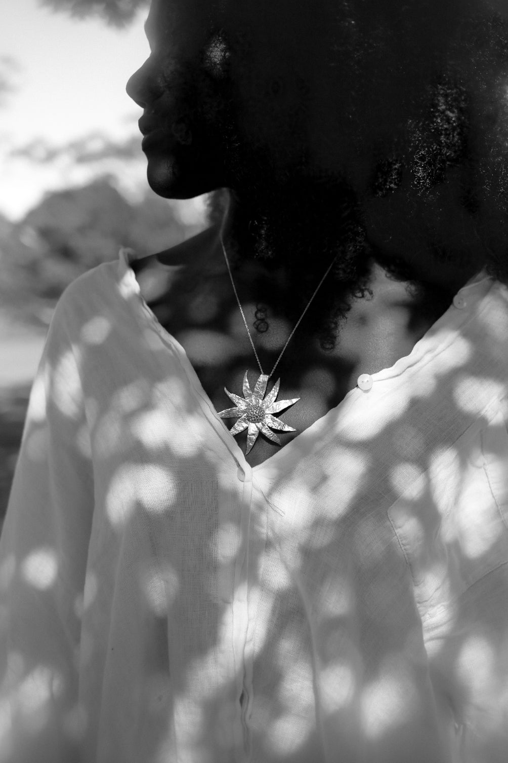 Flannel Flower #2 Pendant - Filippa Edghill - Filippa Edghill