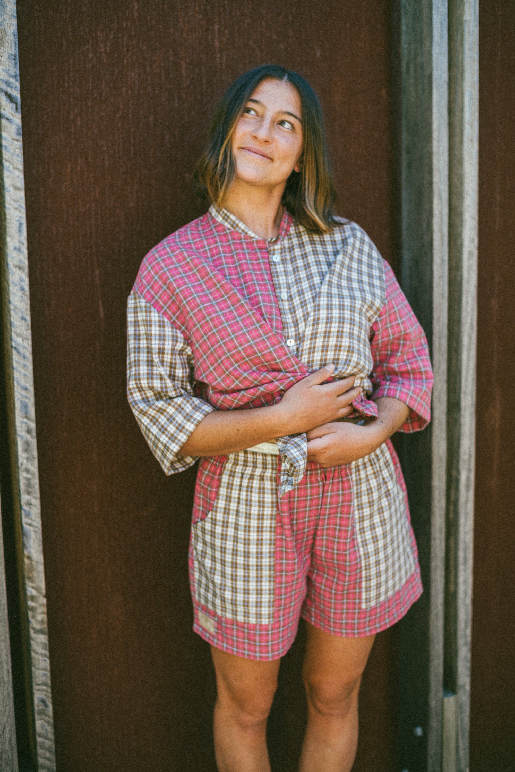 Flannel Play Short - Atmosea