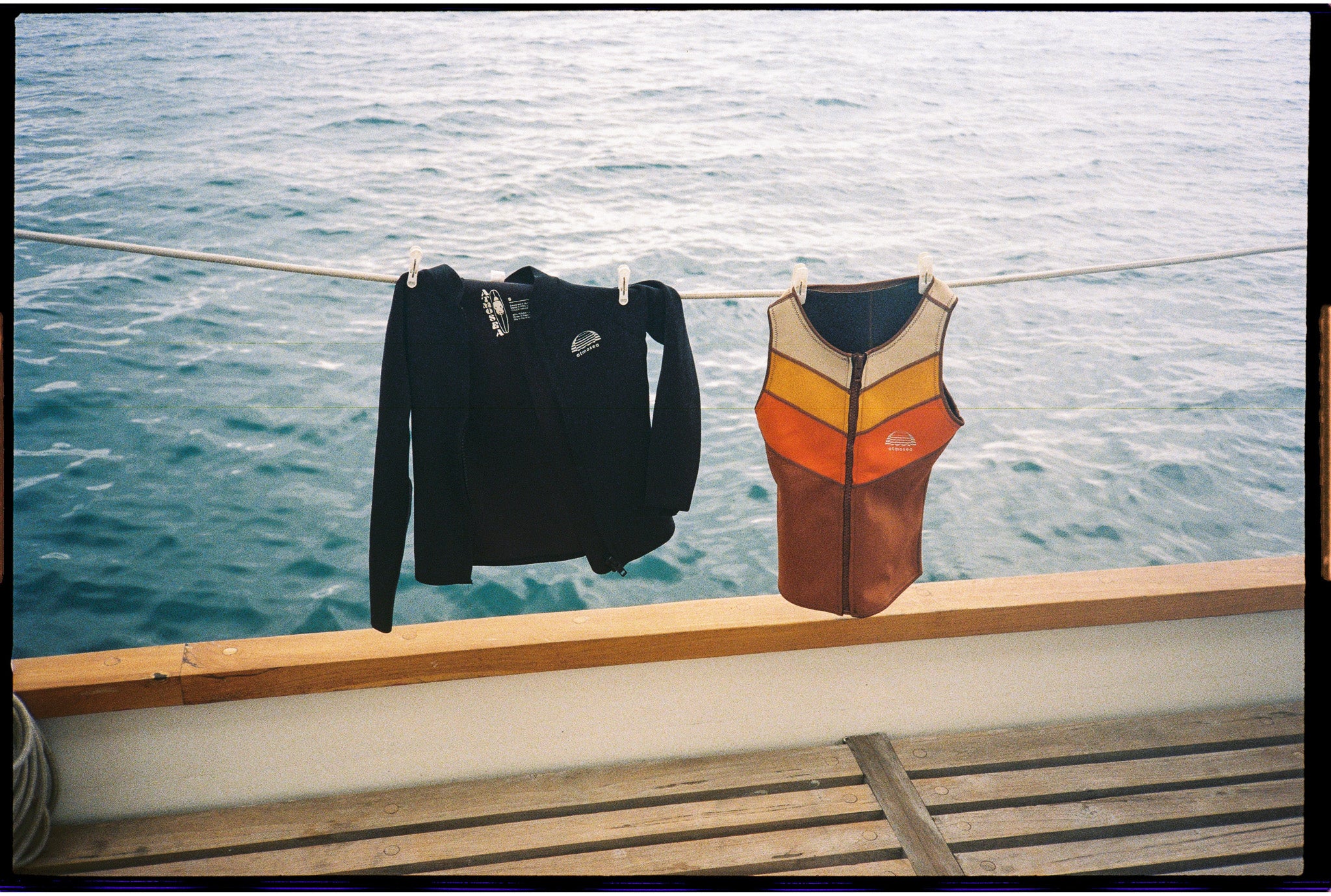 Front Zip Vest in Sunset - Atmosea