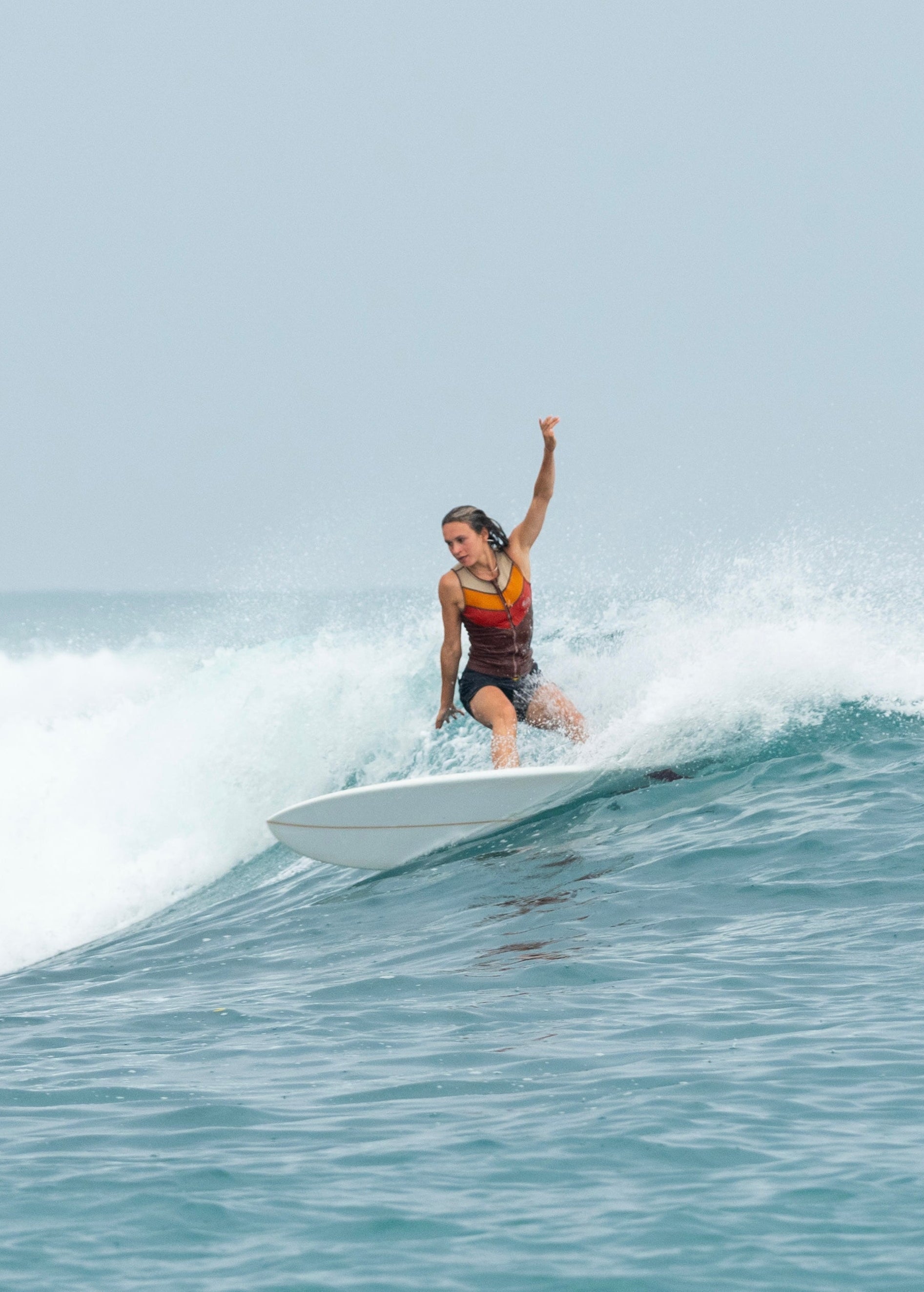 Front Zip Vest in Sunset - Atmosea