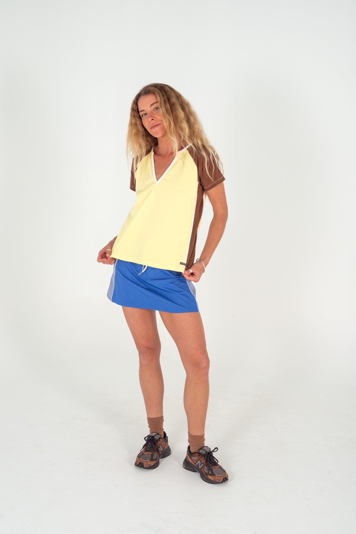 HEATHER RETRO SPORTY TEE - Atmosea