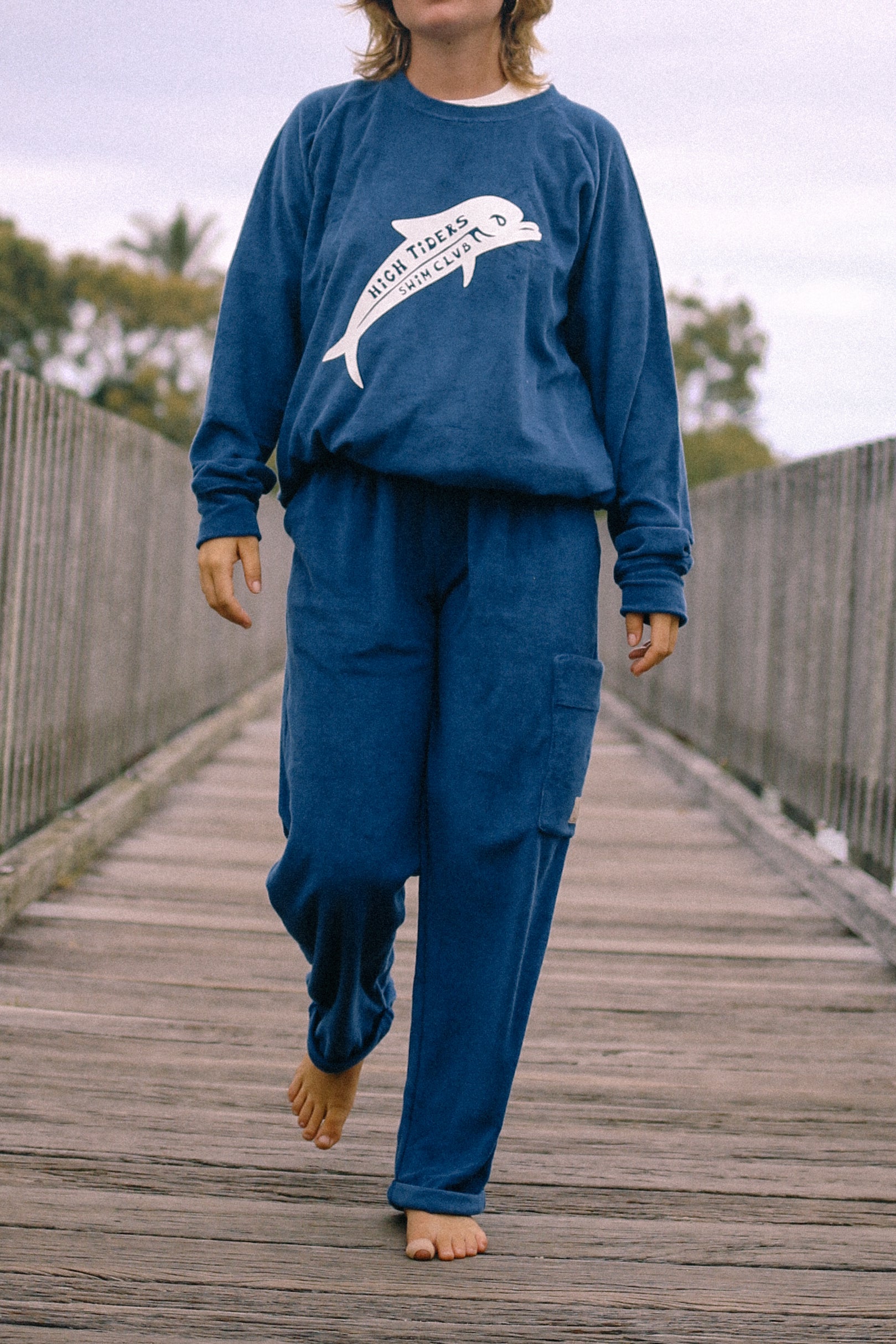 High Tiders Cargo Pant Navy - Atmosea