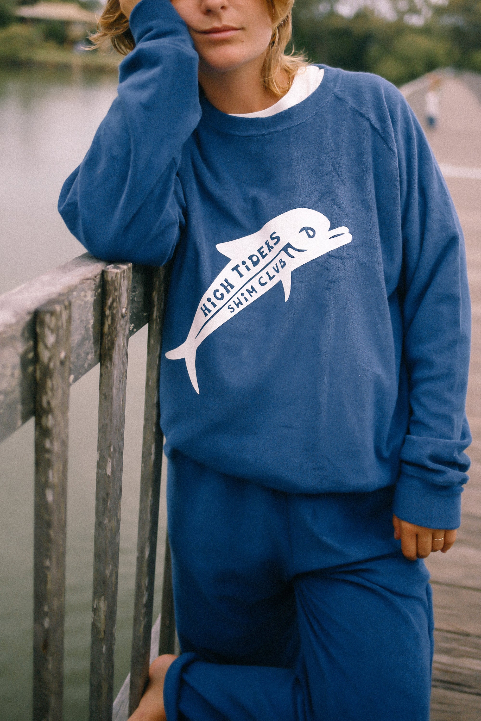 High Tiders Sweater Navy - Atmosea