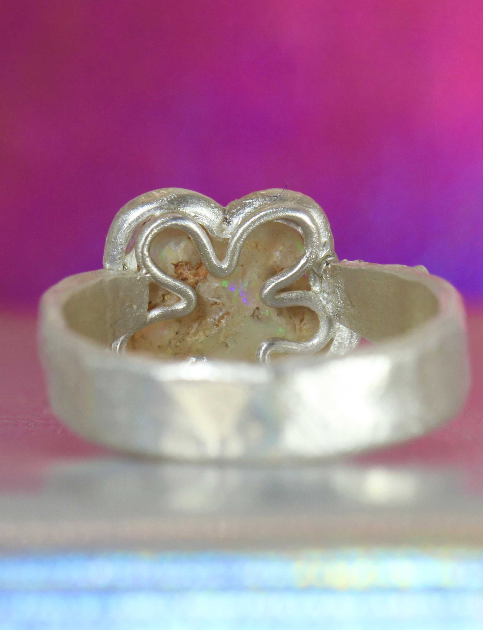 Kermit the Green Tree Frog Opal Ring - Ke Li