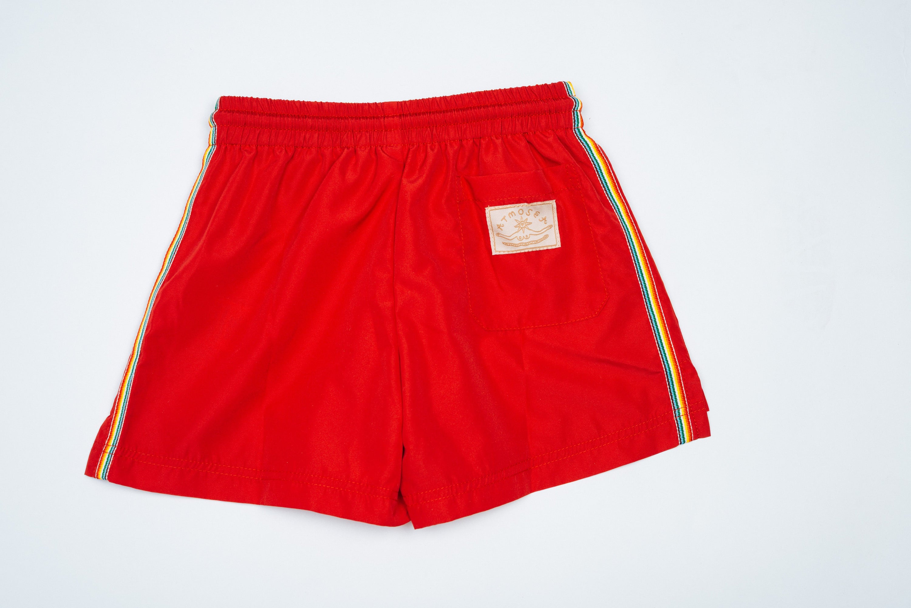 Kids Boardshorts Rainbow Red - Atmosea