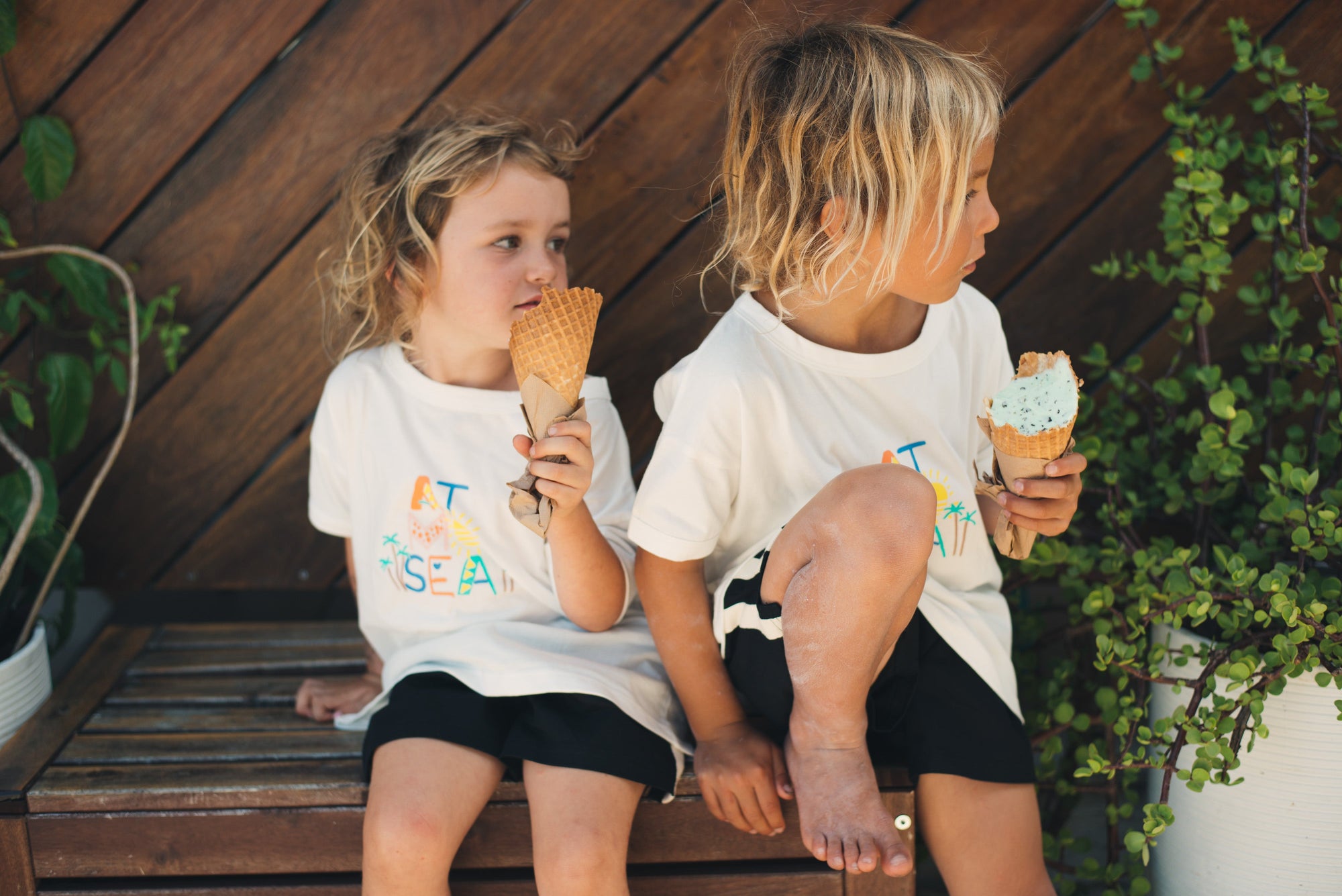 Kids Fun Tee White - Atmosea