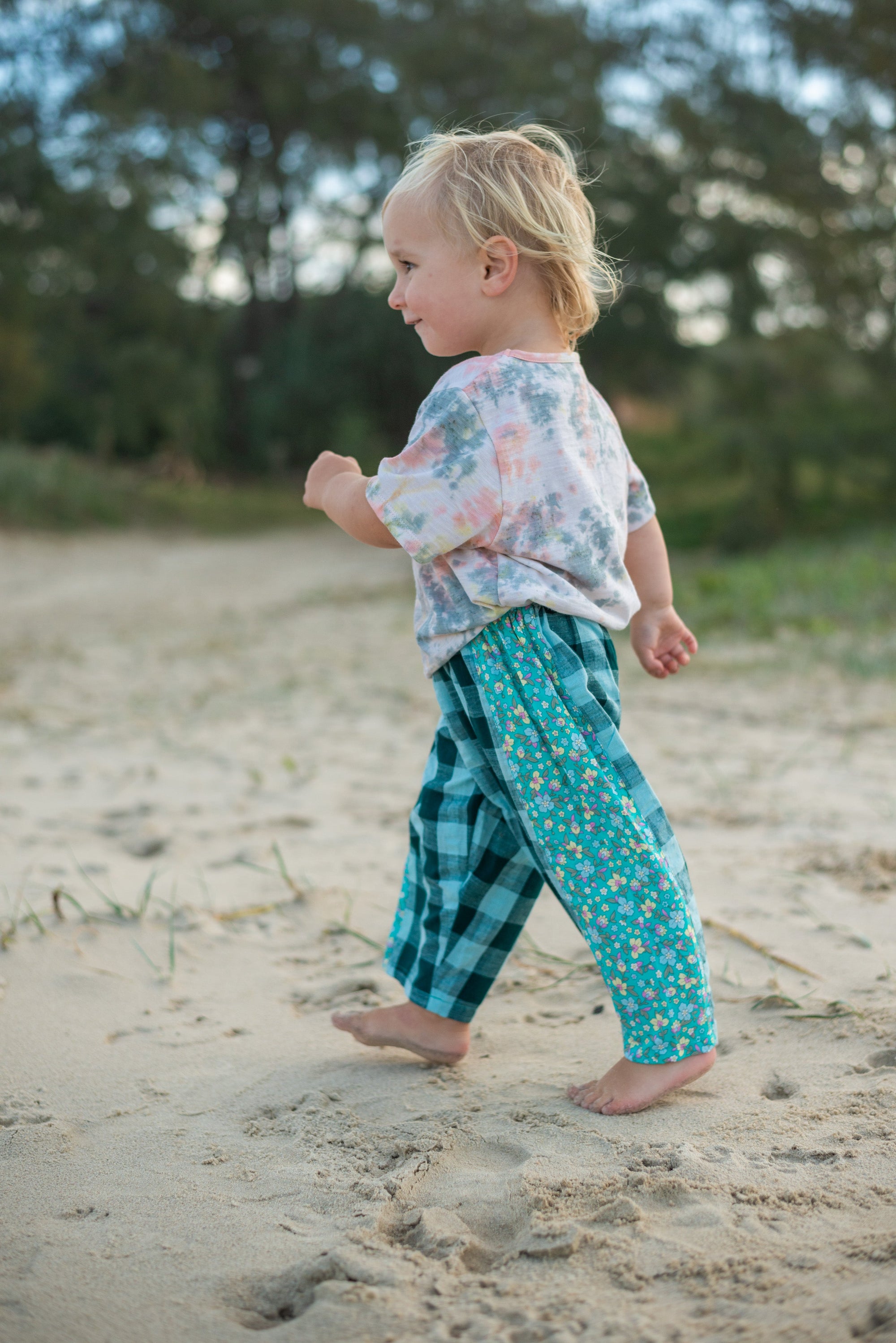 Kids Patchwork Pants - Atmosea