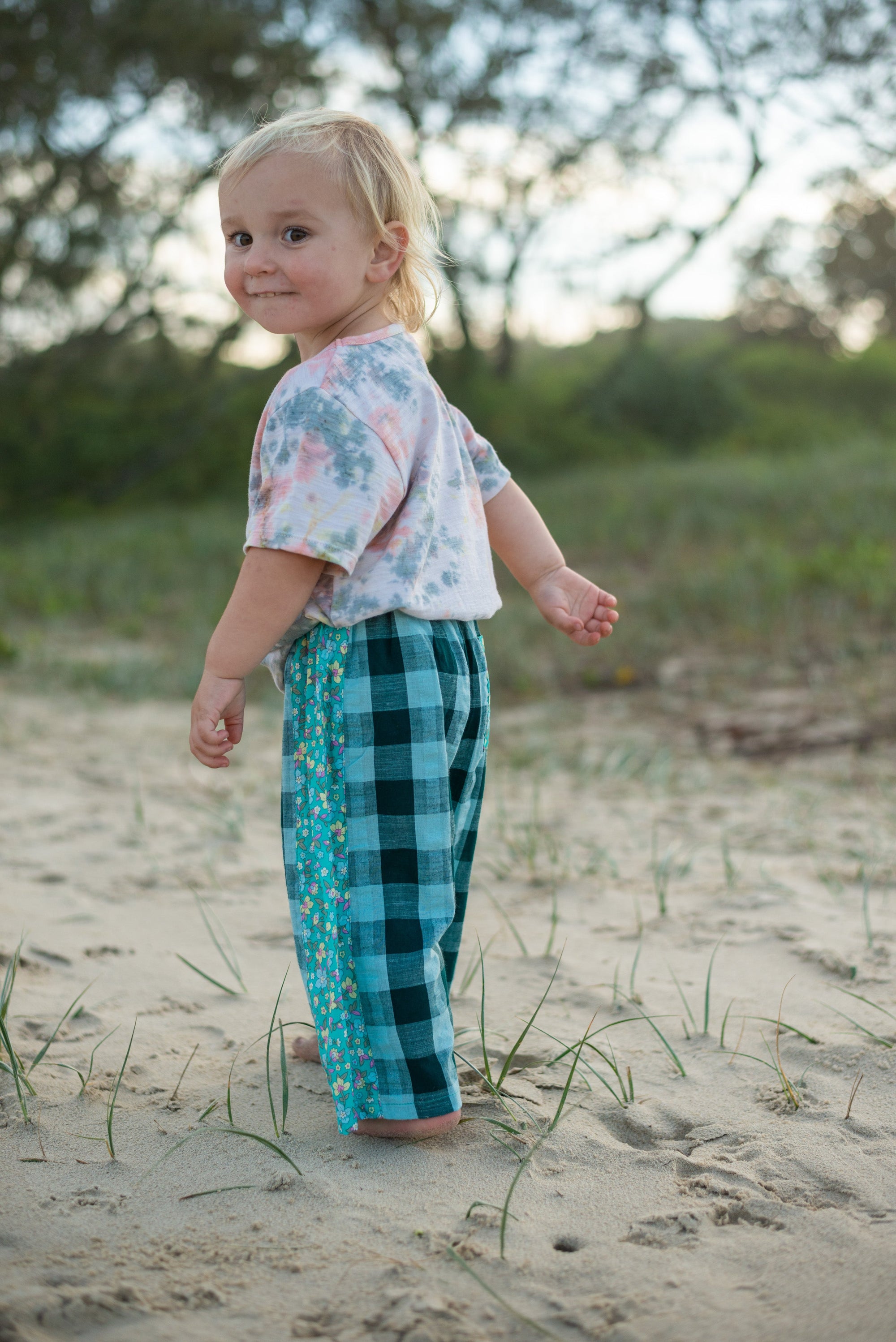 Kids Patchwork Pants - Atmosea