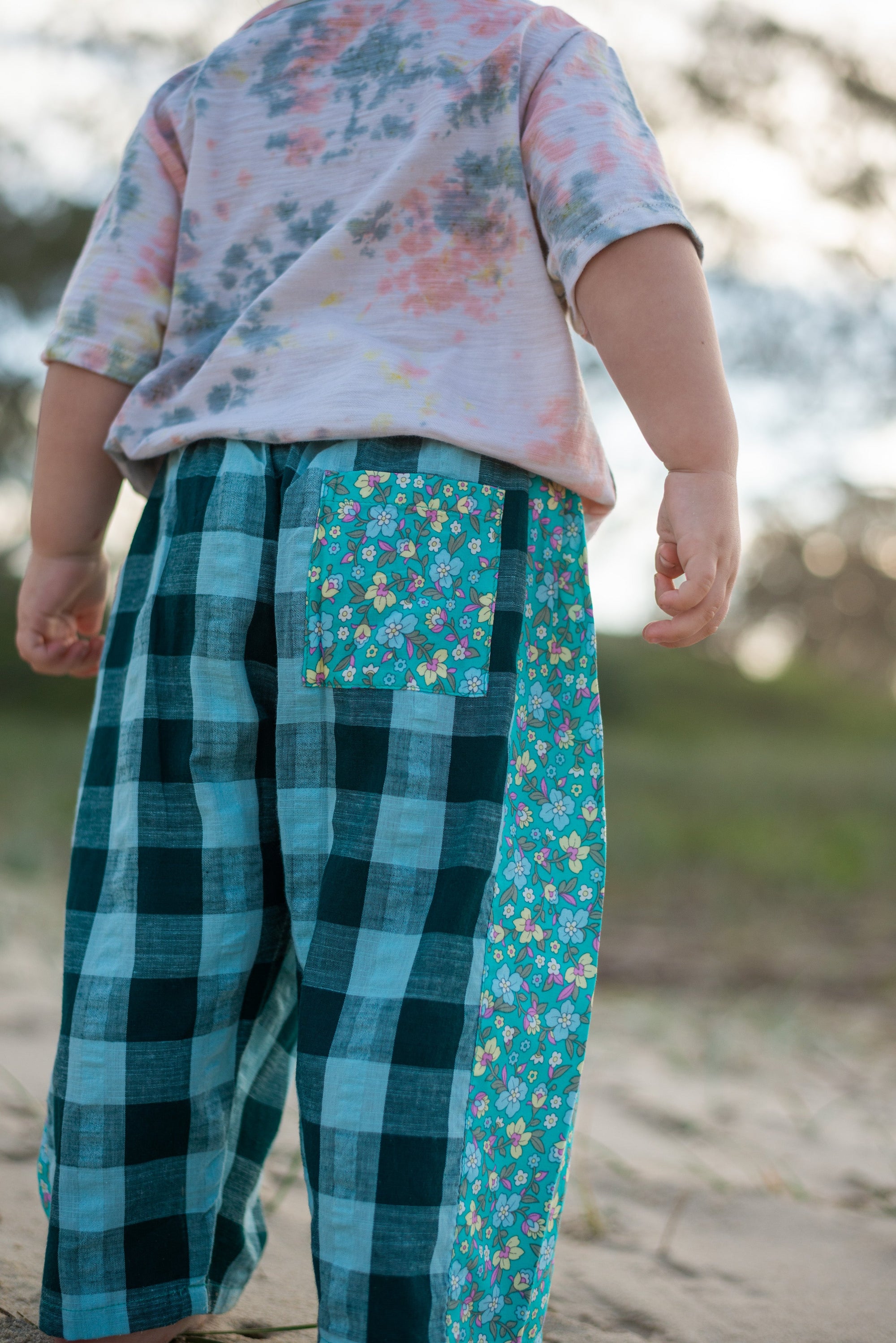 Kids Patchwork Pants - Atmosea