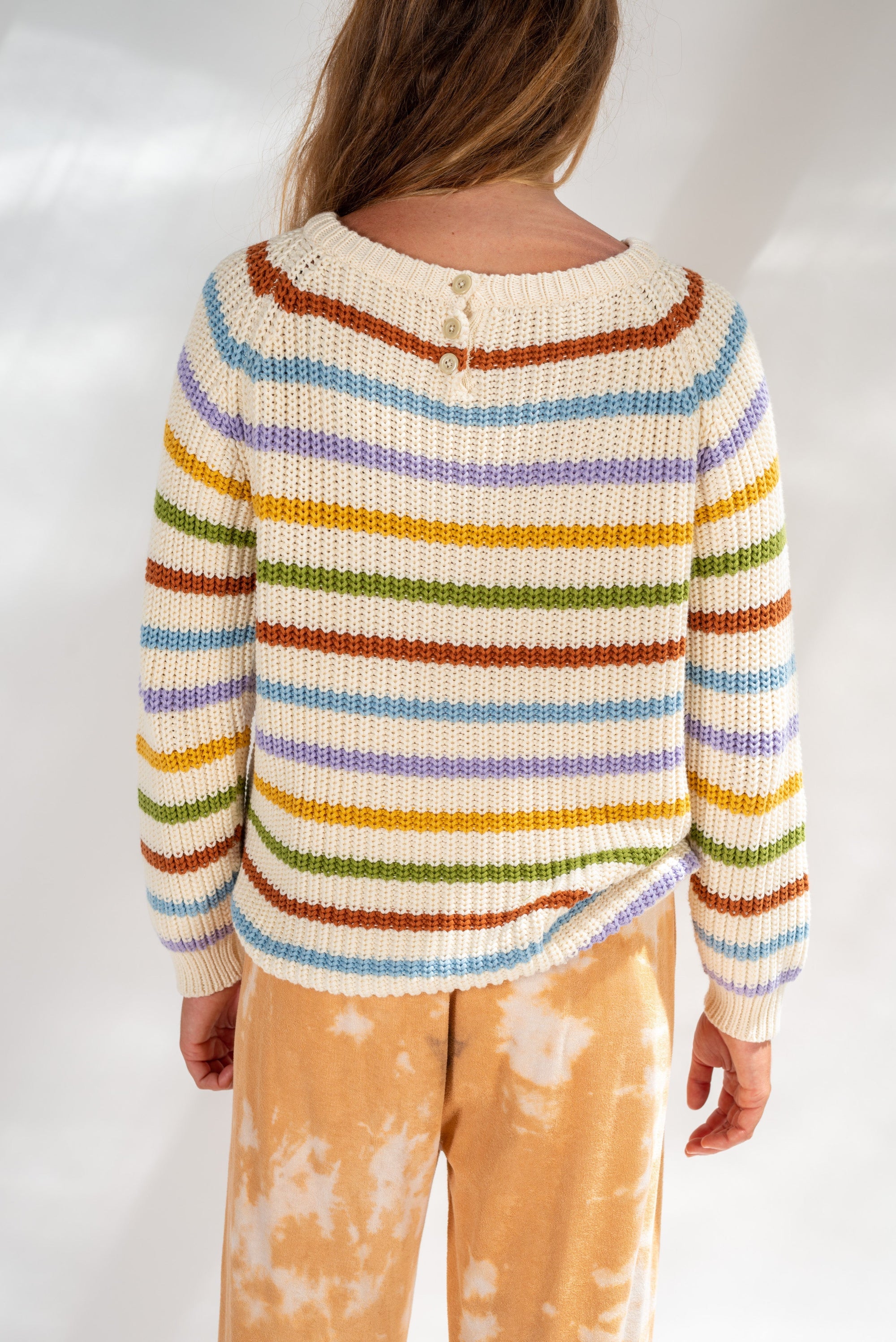 Knit in Rainbow Stripe - Atmosea