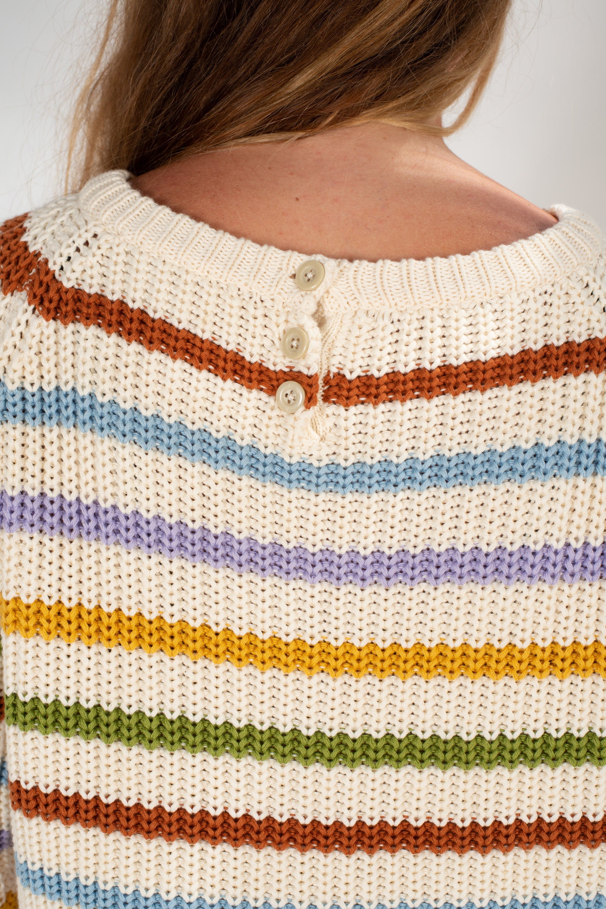 Knit in Rainbow Stripe - Atmosea