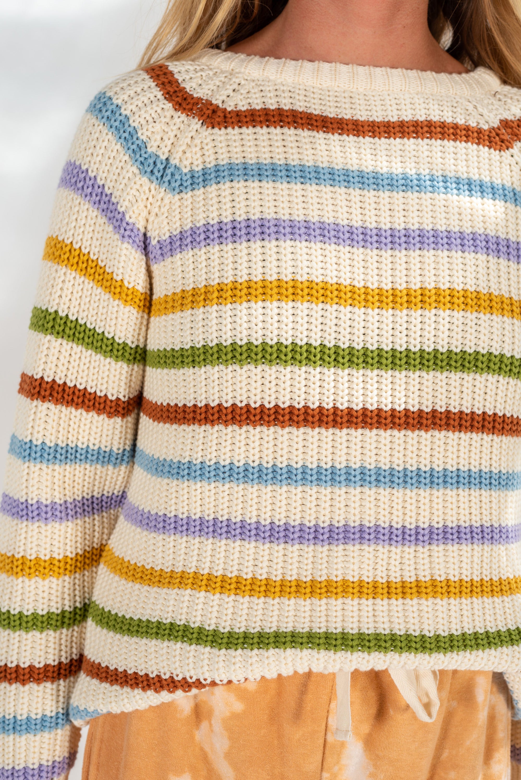 Knit in Rainbow Stripe - Atmosea