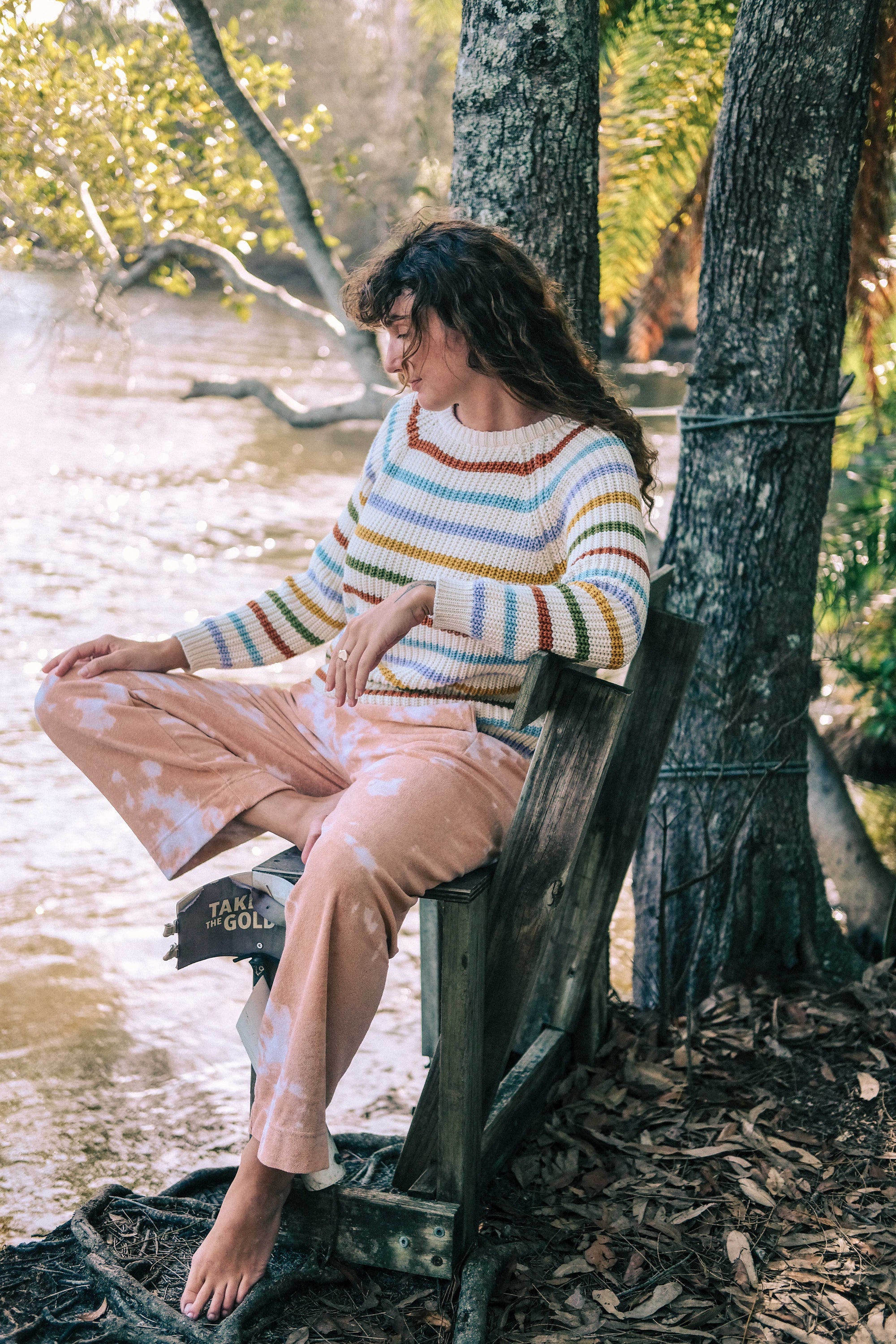 Knit in Rainbow Stripe - Atmosea