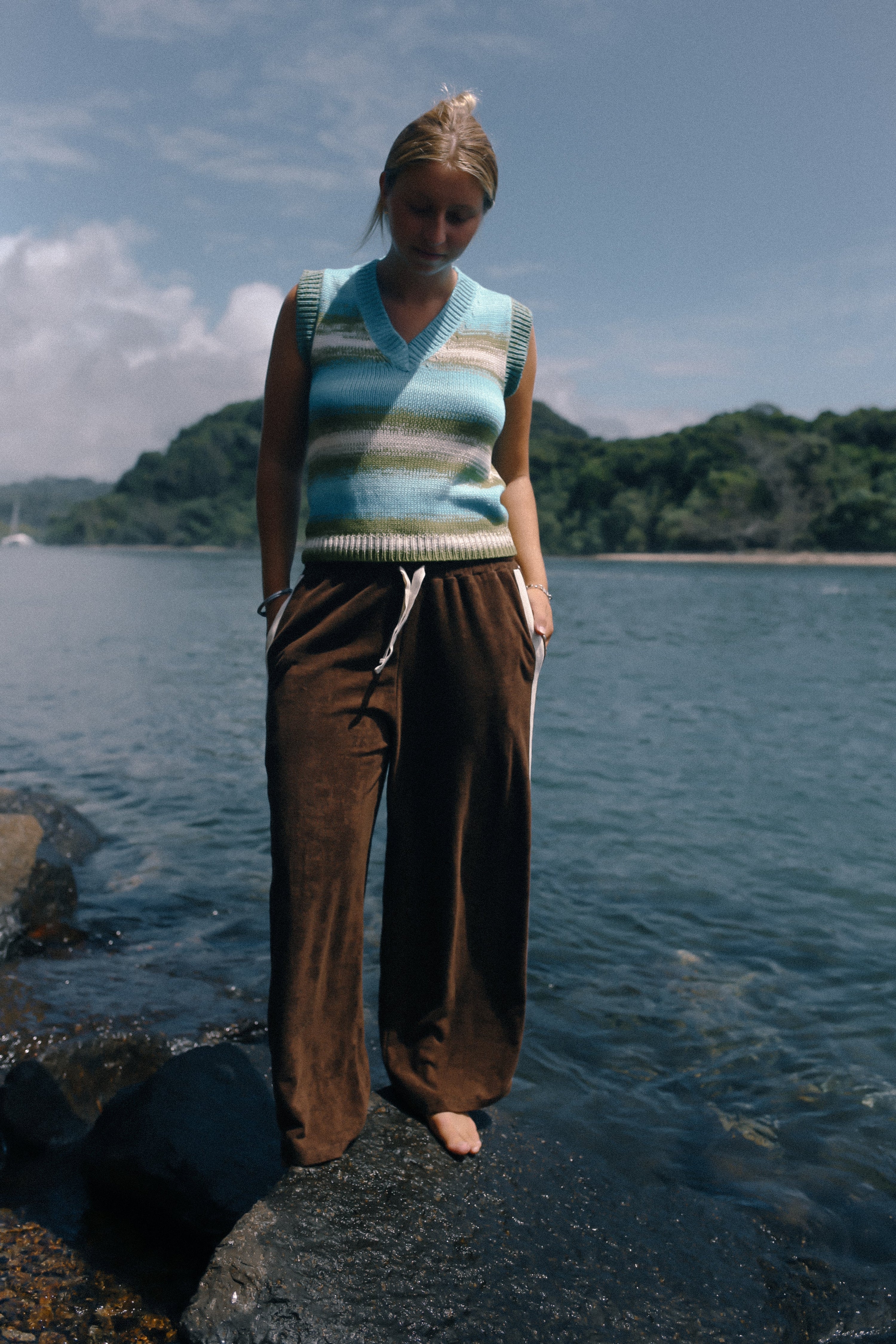 Knit Vest Ocean - Atmosea