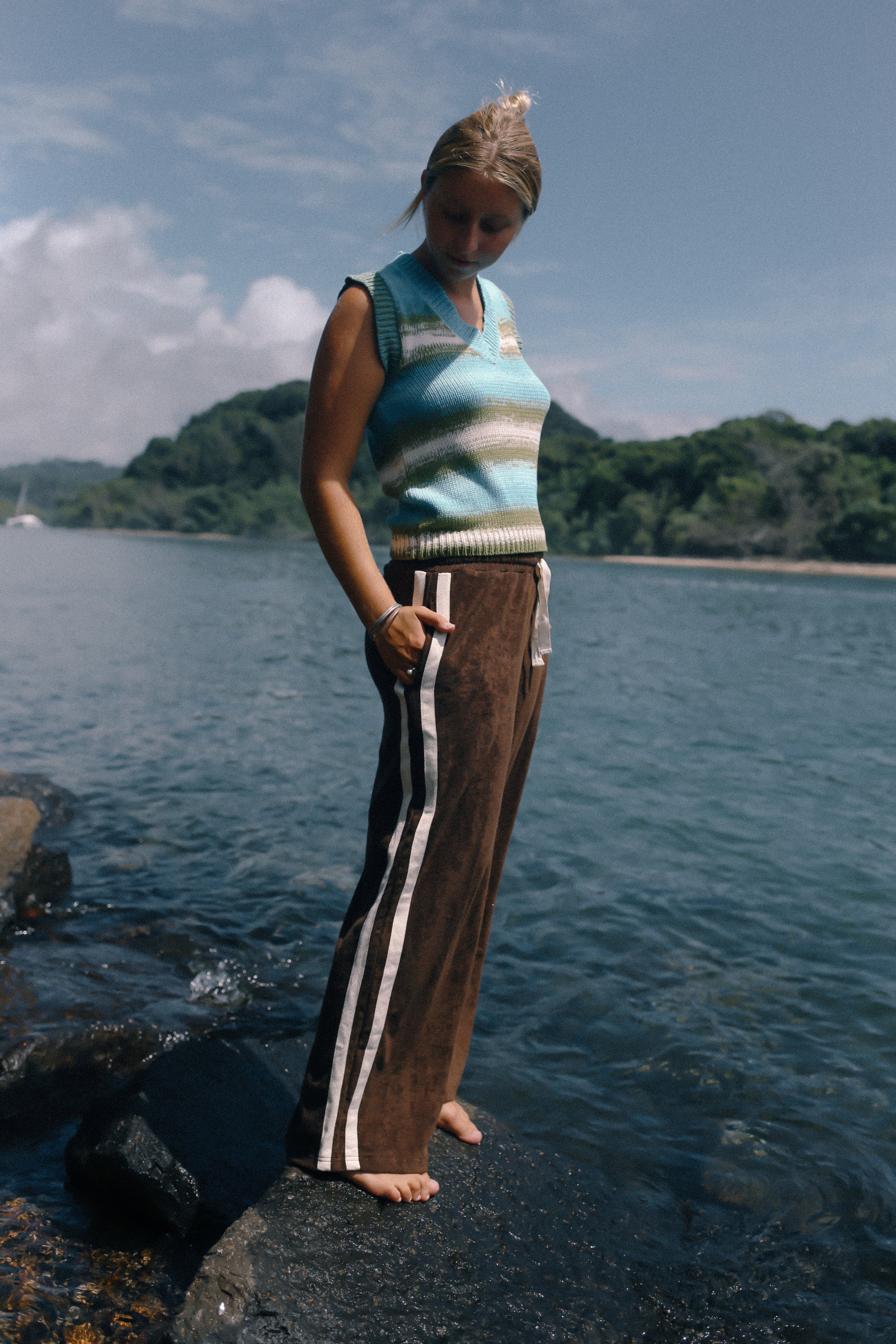 Knit Vest Ocean - Atmosea