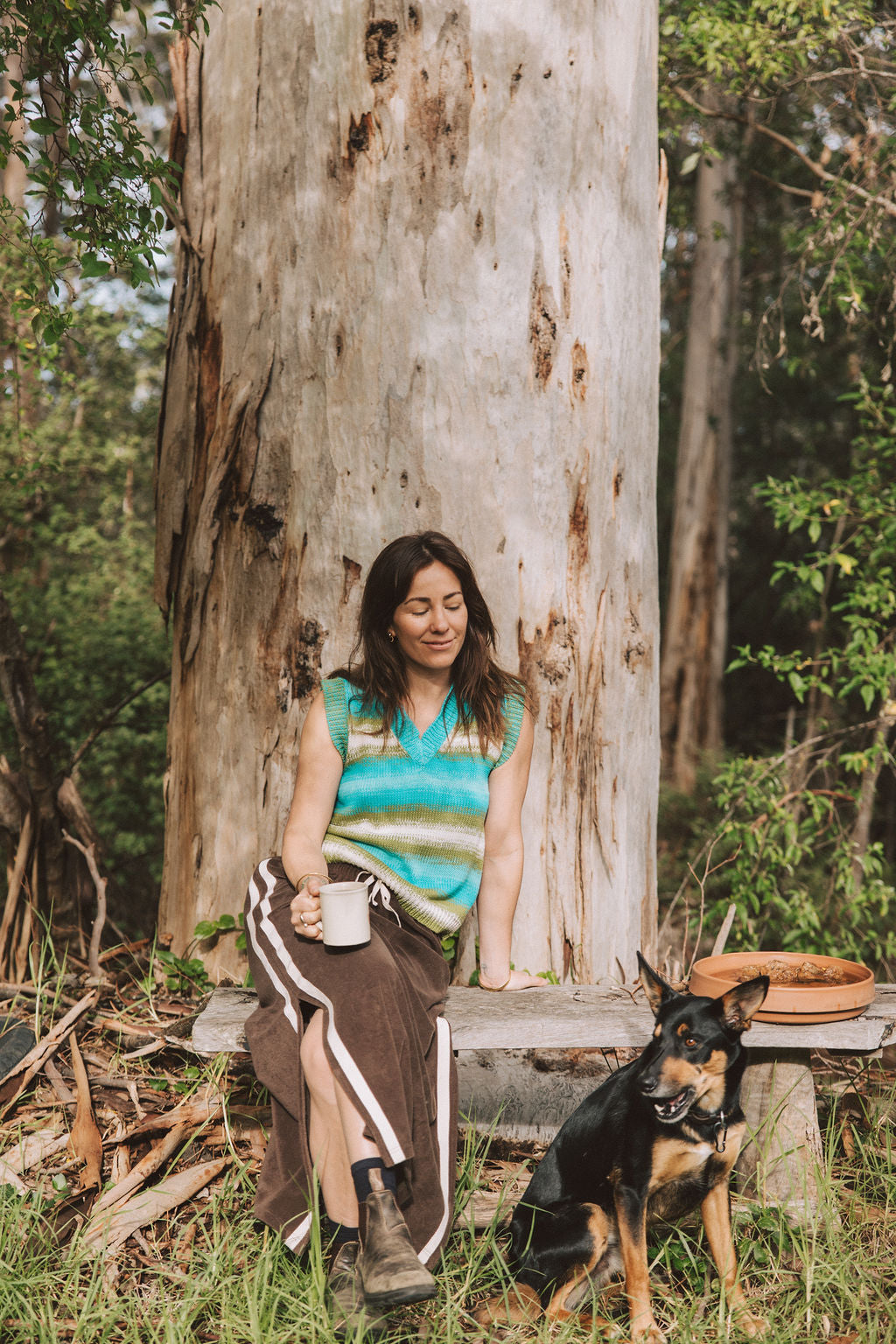 Knit Vest Ocean - Atmosea