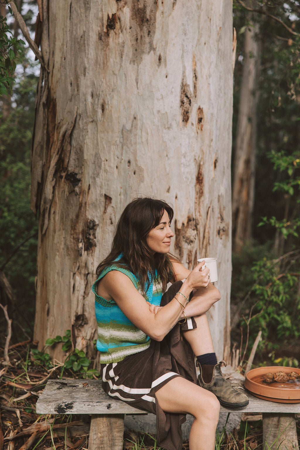 Knit Vest Ocean - Atmosea