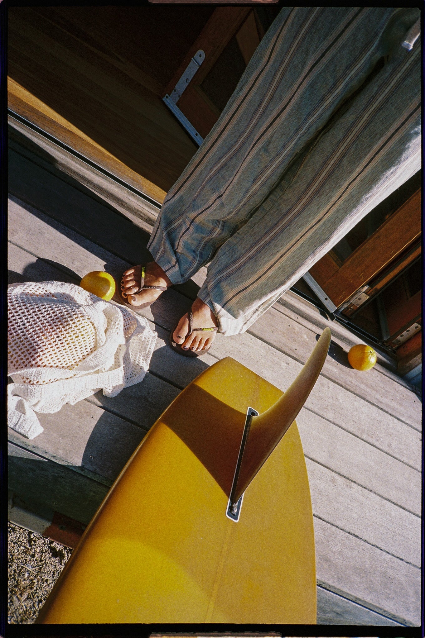 Lace Up Pant in Holiday Stripe - Atmosea