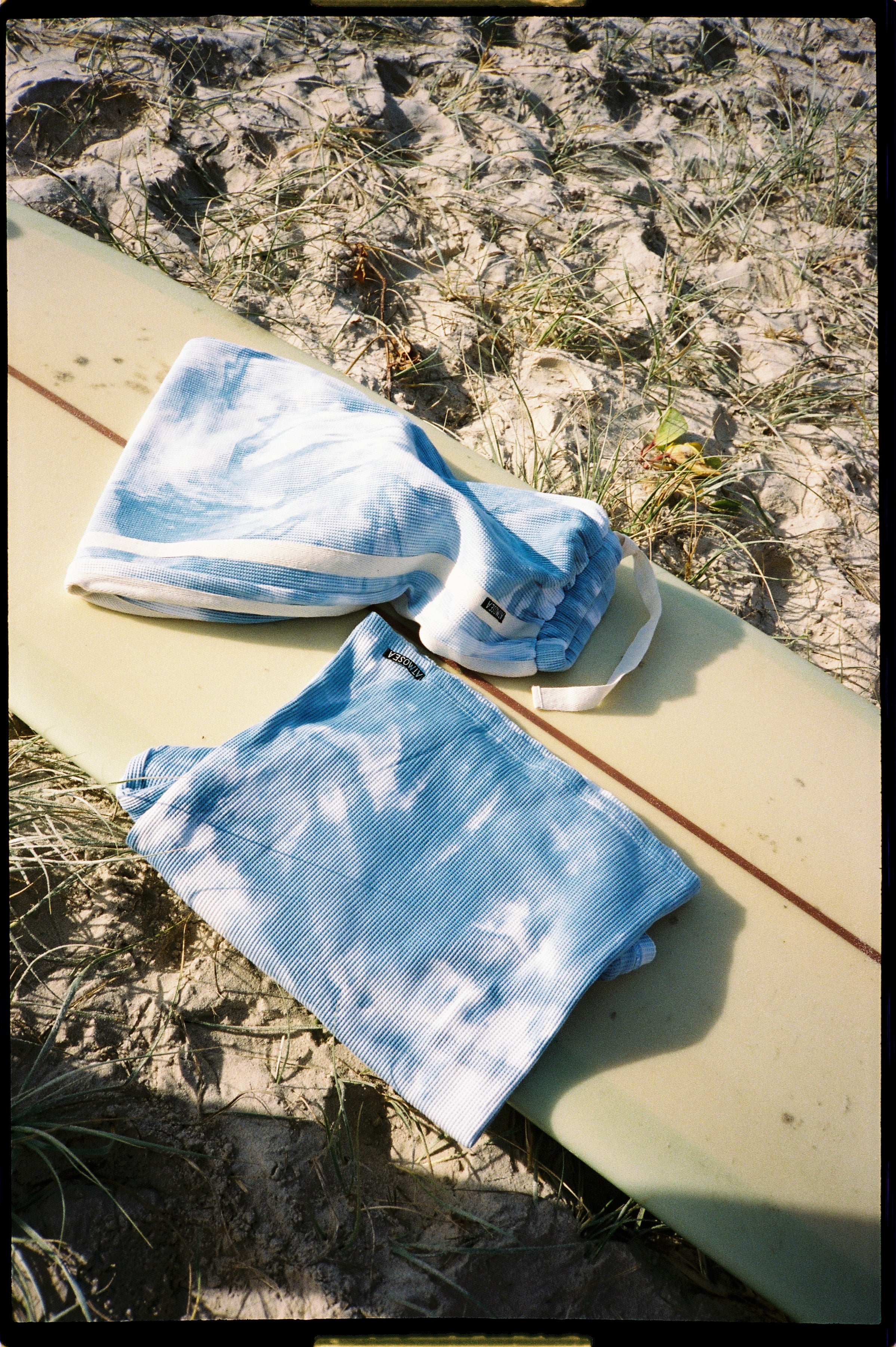 Lounge Long Sleeve Tee in Cloud Tie Dye - Atmosea
