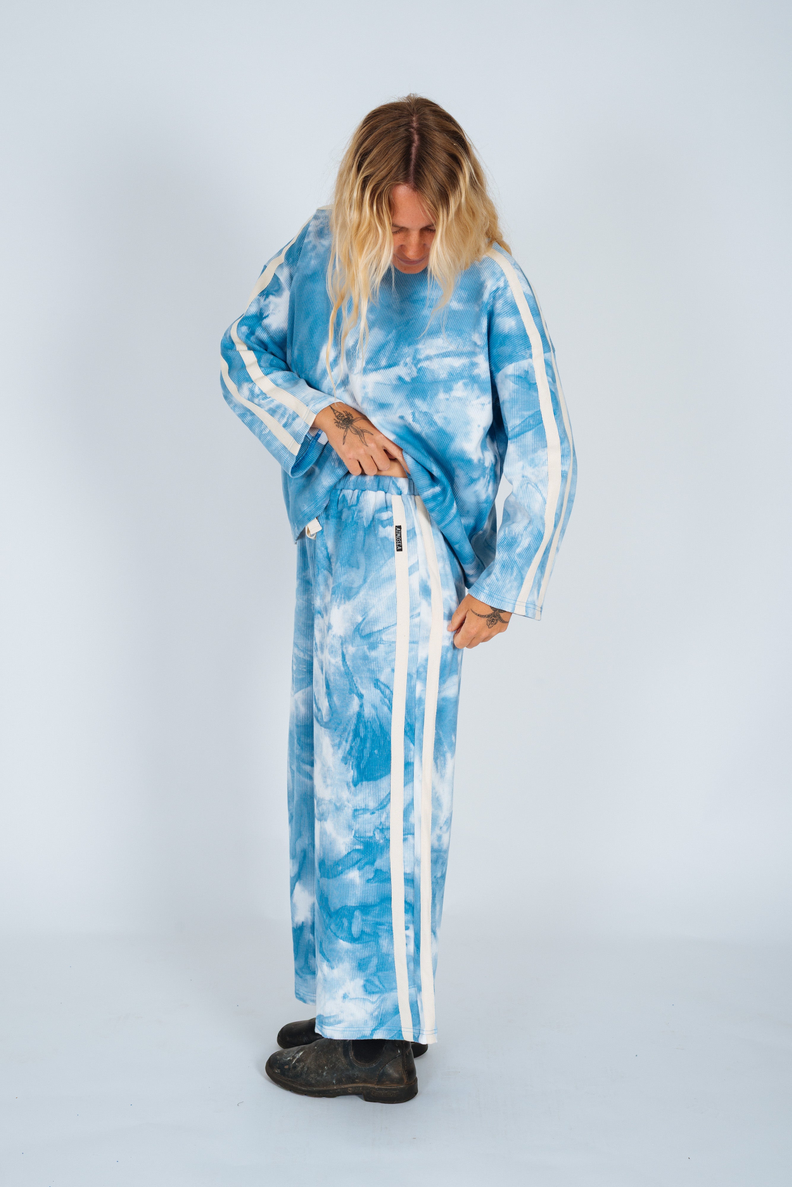 Lounge Pants in Cloud Tie Dye - Atmosea