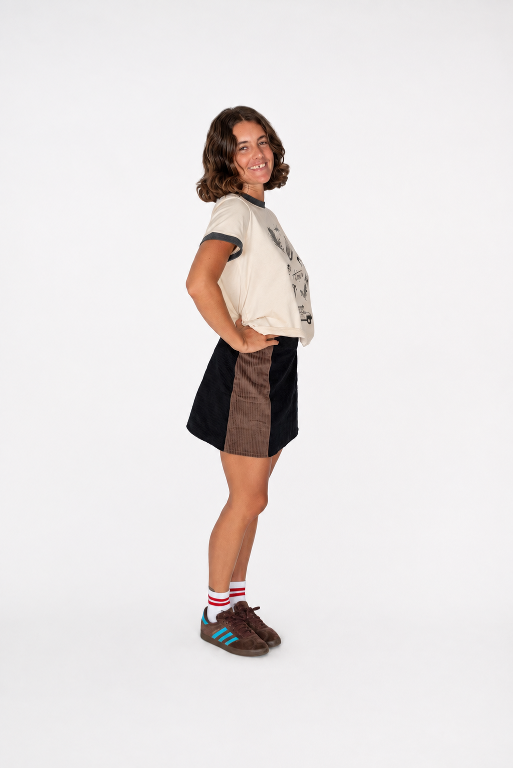 Mimosa Corduroy Mini Skirt - Atmosea