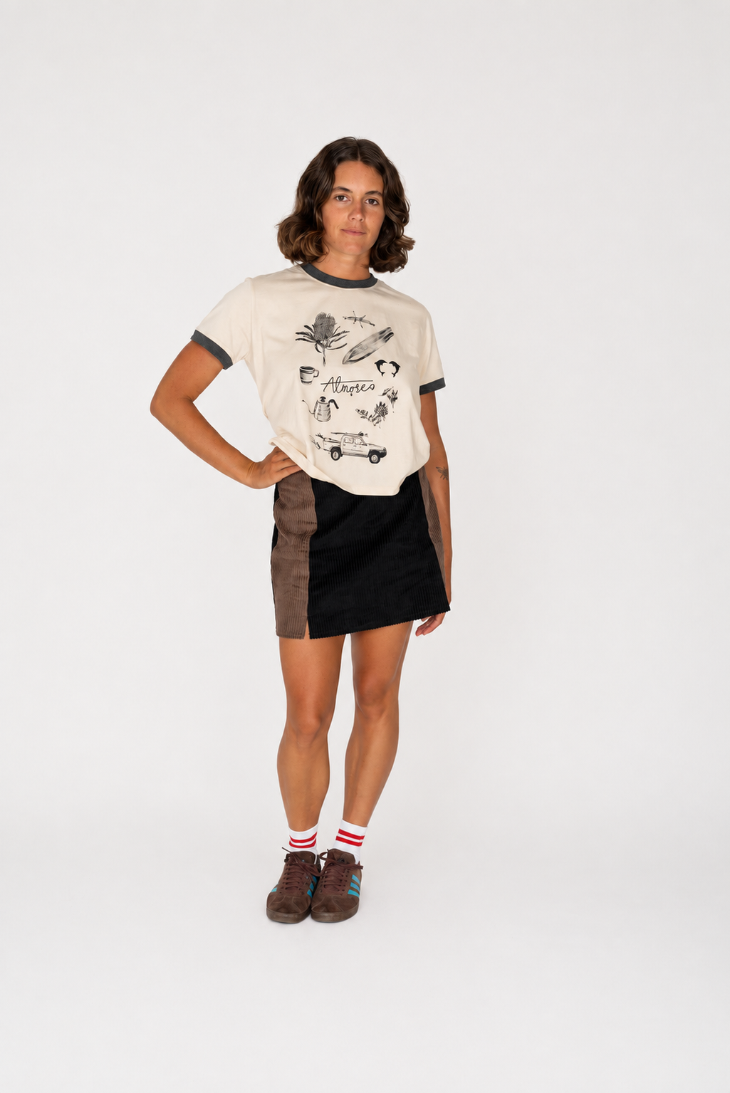 Mimosa Corduroy Mini Skirt - Atmosea