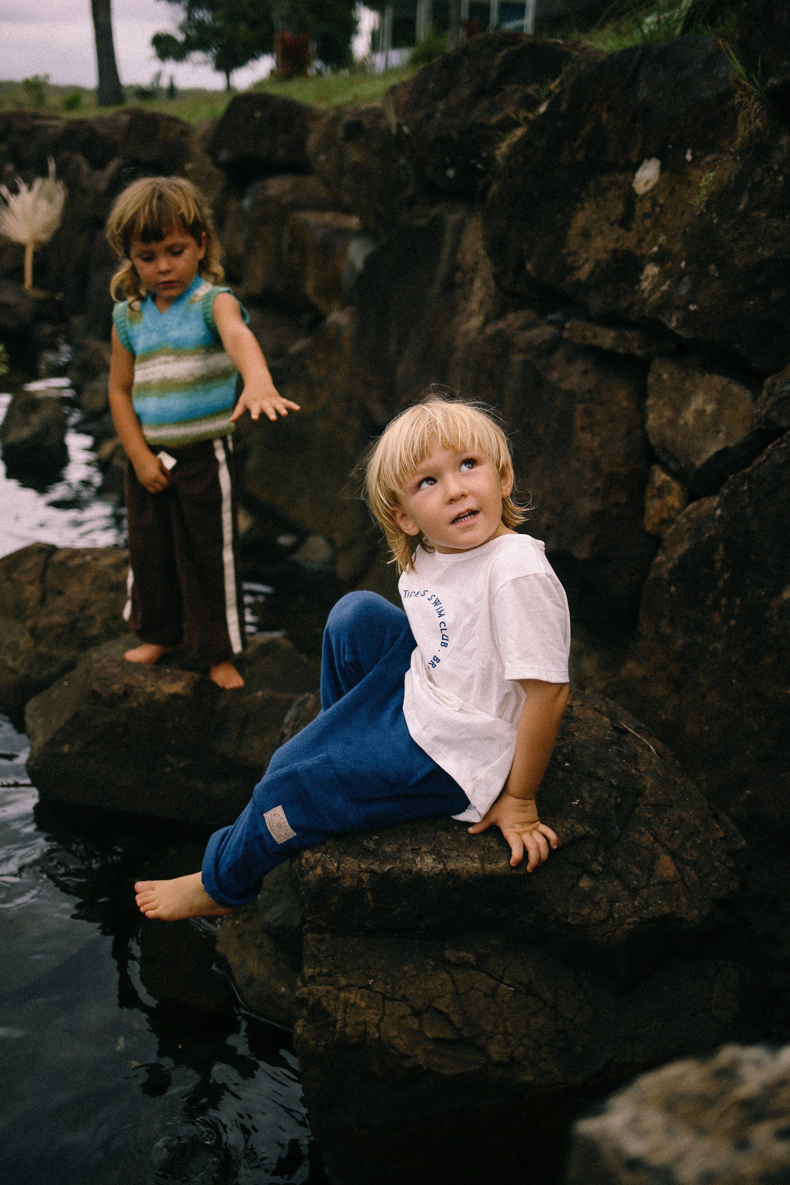 Mini High Tiders Cargo Pant Navy - Atmosea