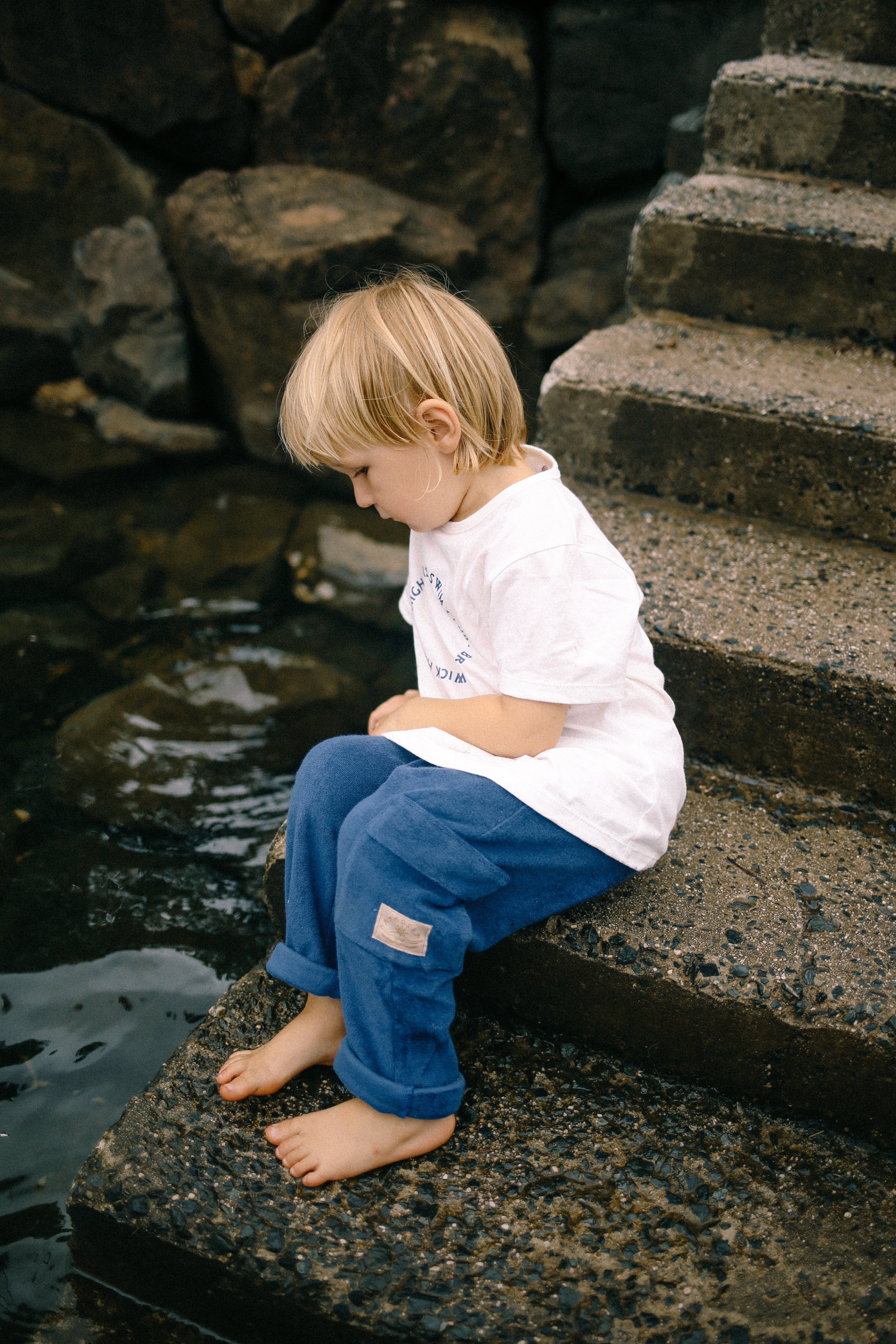 Mini High Tiders Cargo Pant Navy - Atmosea