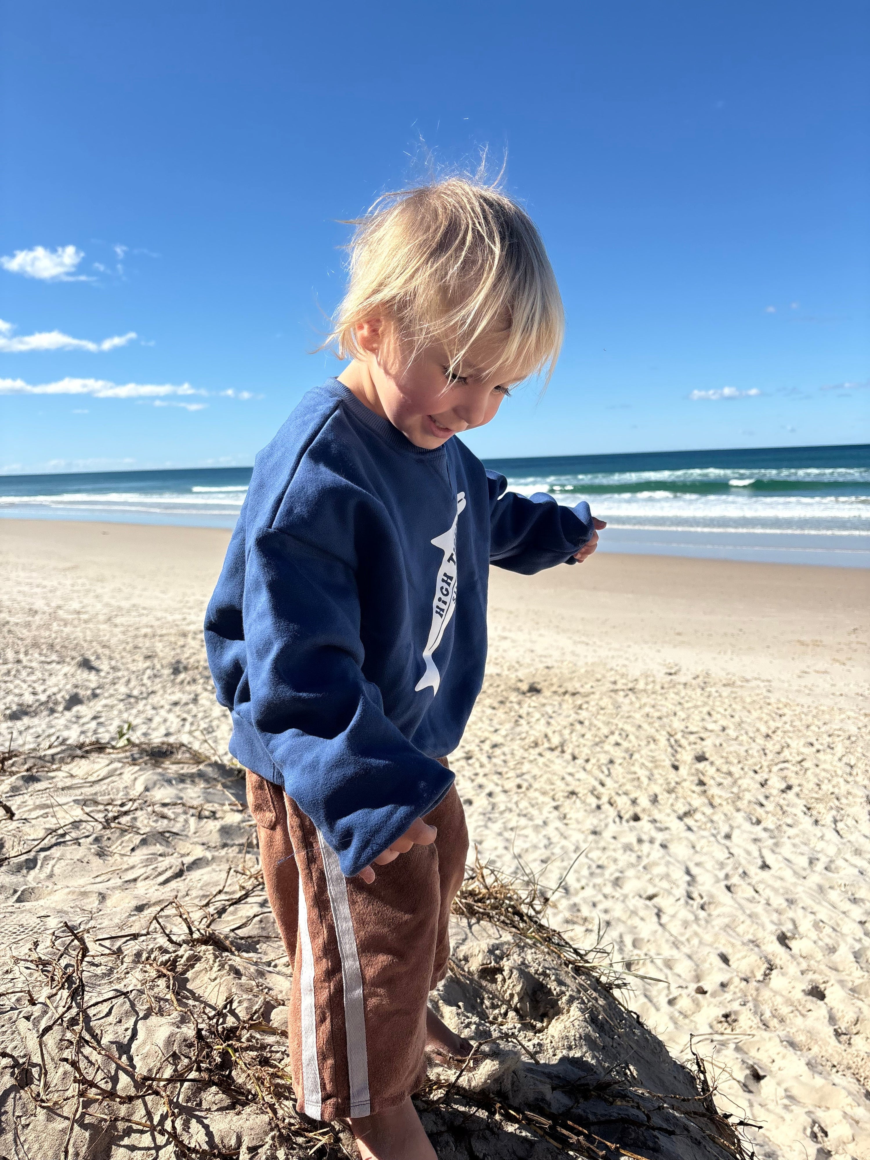 Mini High Tiders Sweater Navy - Atmosea