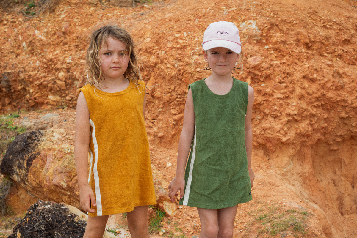 Mini Sporty Dress in Mango - Atmosea
