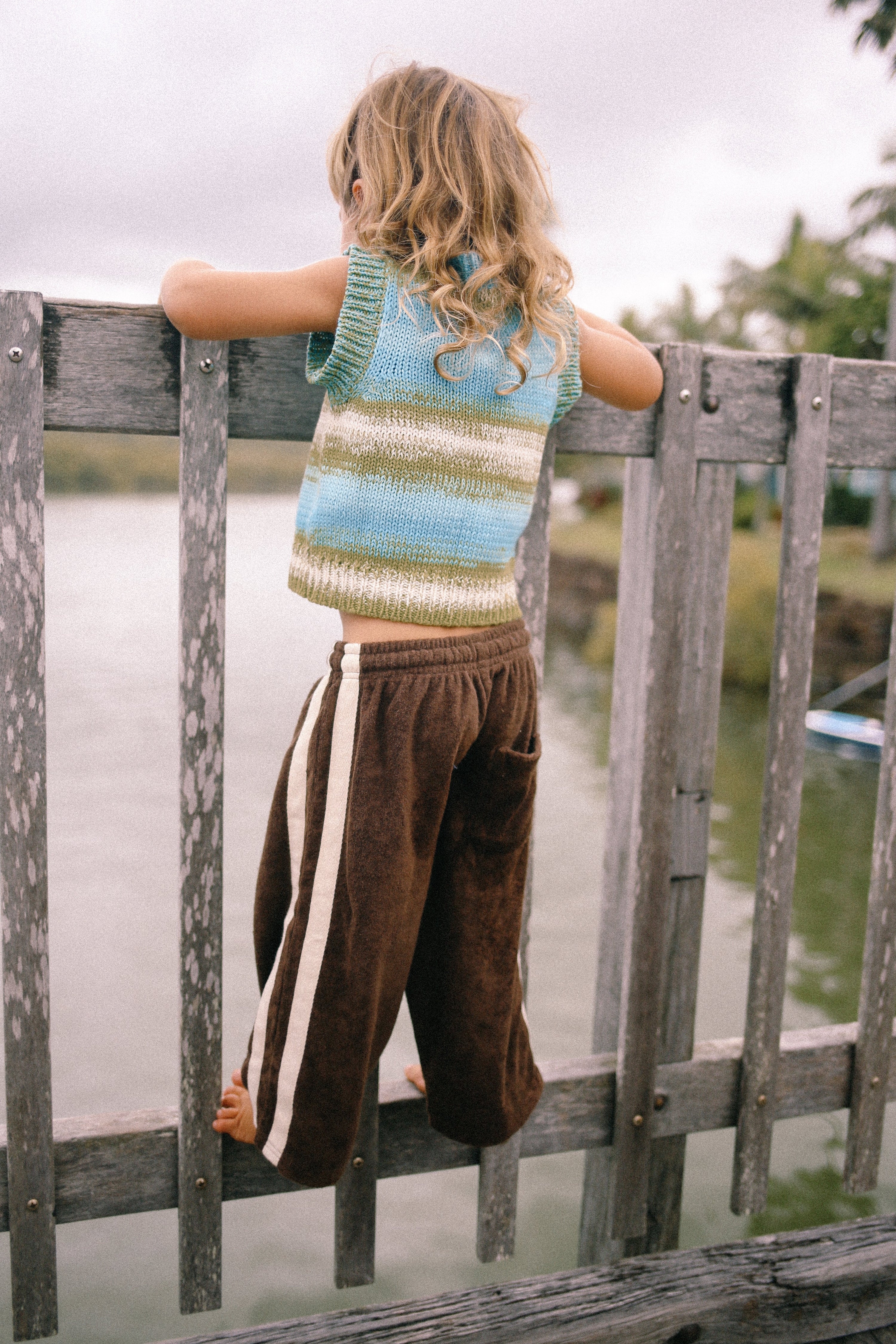 Mini Terry Pant Chocolate - Atmosea