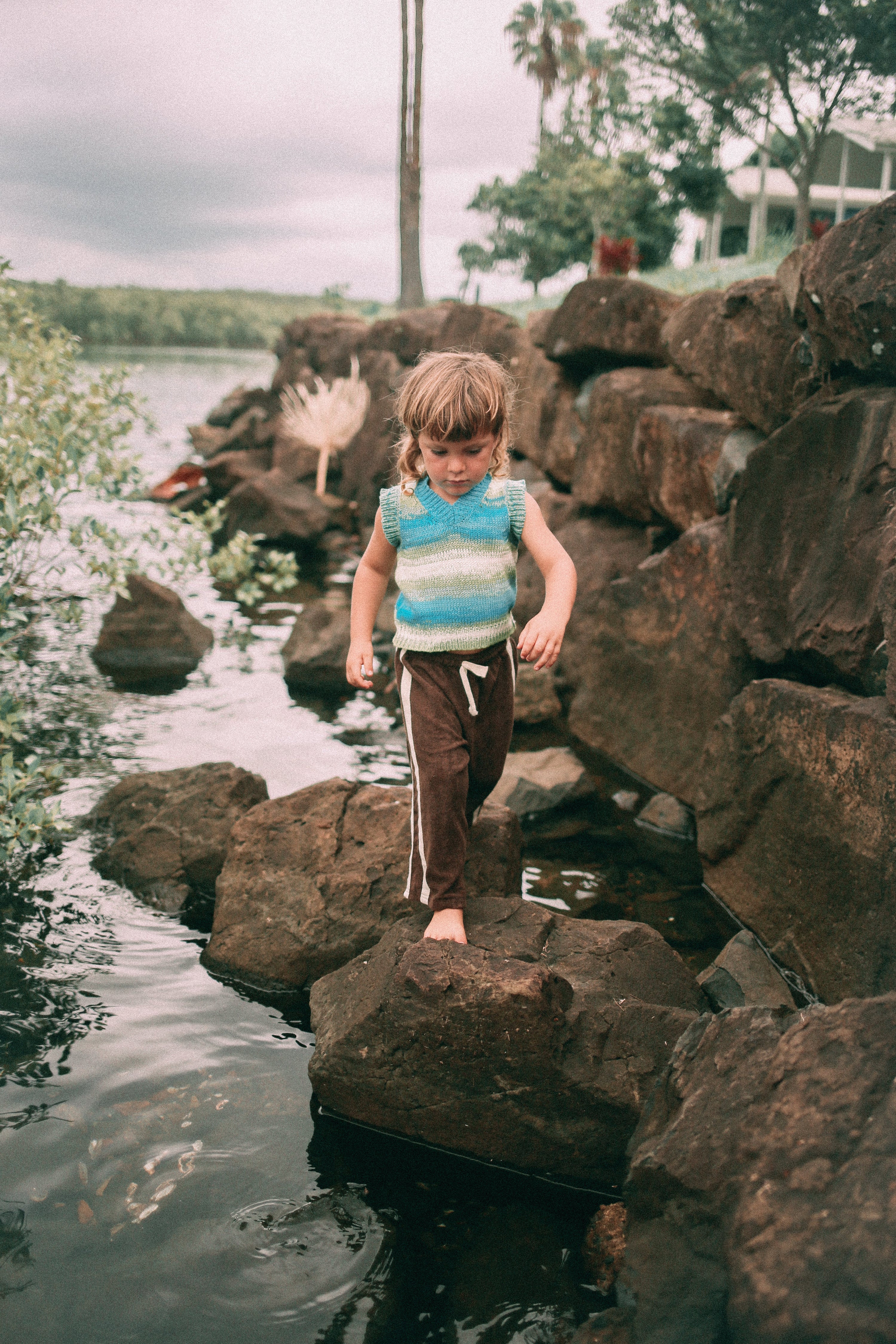 Mini Terry Pant Chocolate - Atmosea