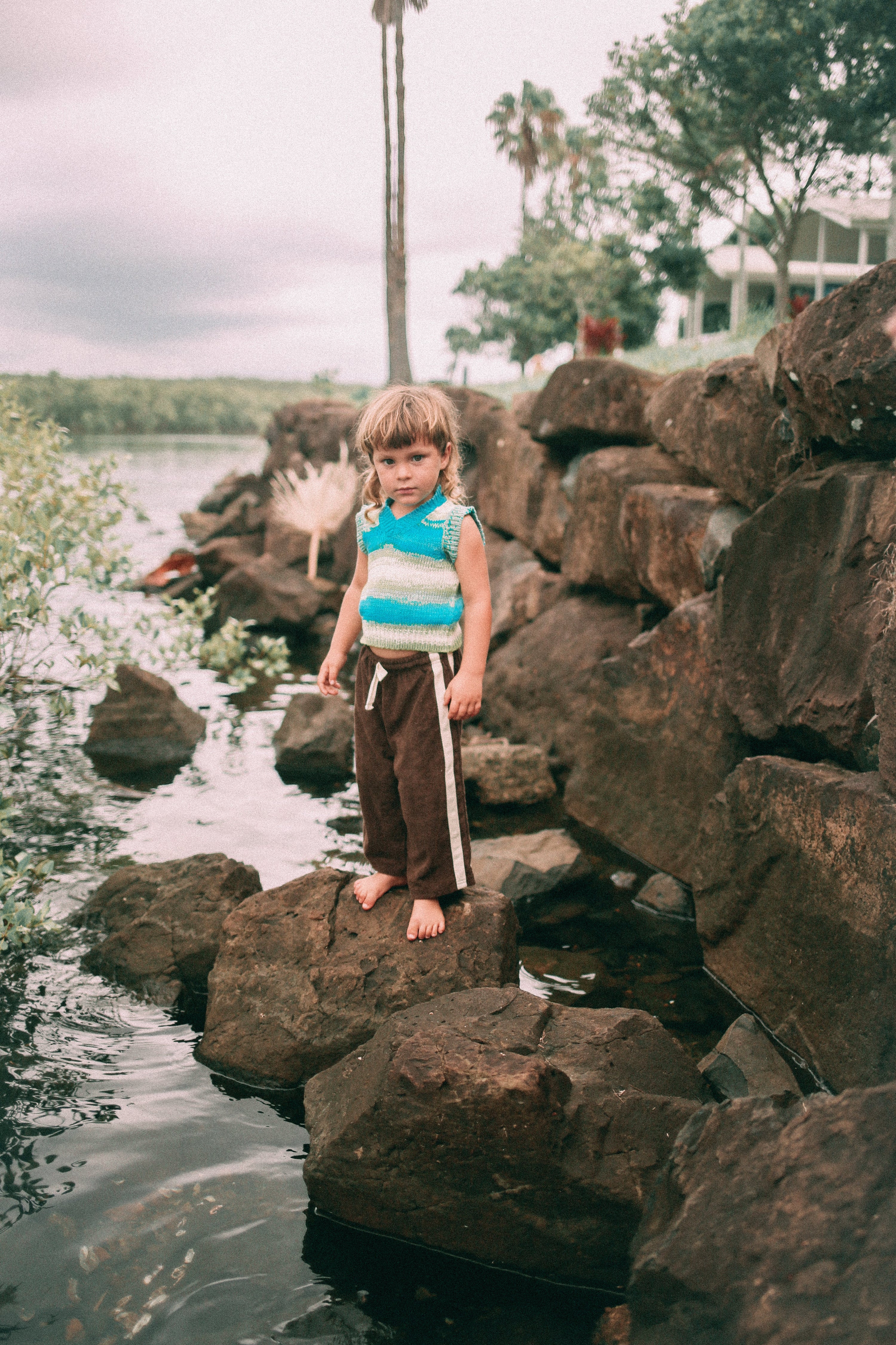 Mini Terry Pant Chocolate - Atmosea