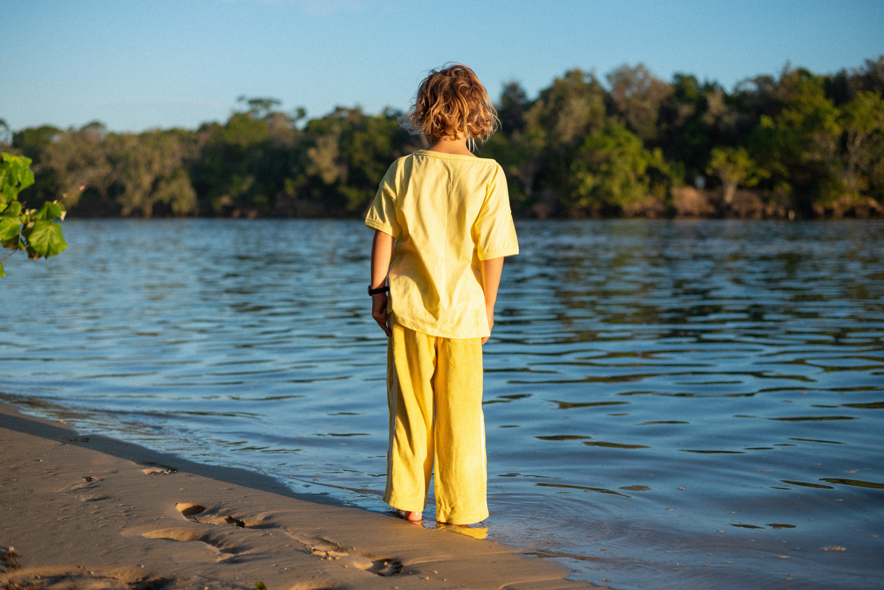 Mini Terry Pant in Butter - Atmosea