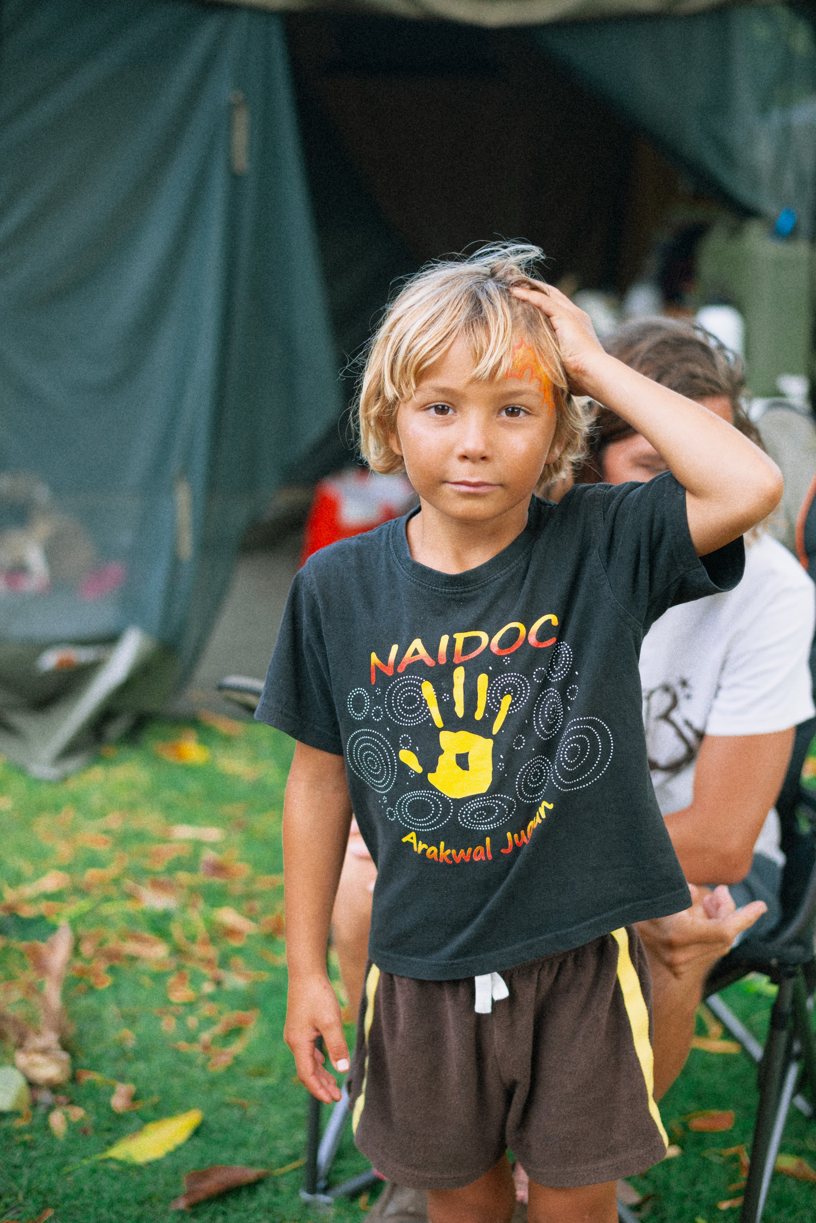 Mini Terry Toweling Shorts in Chocolate Mango - Atmosea