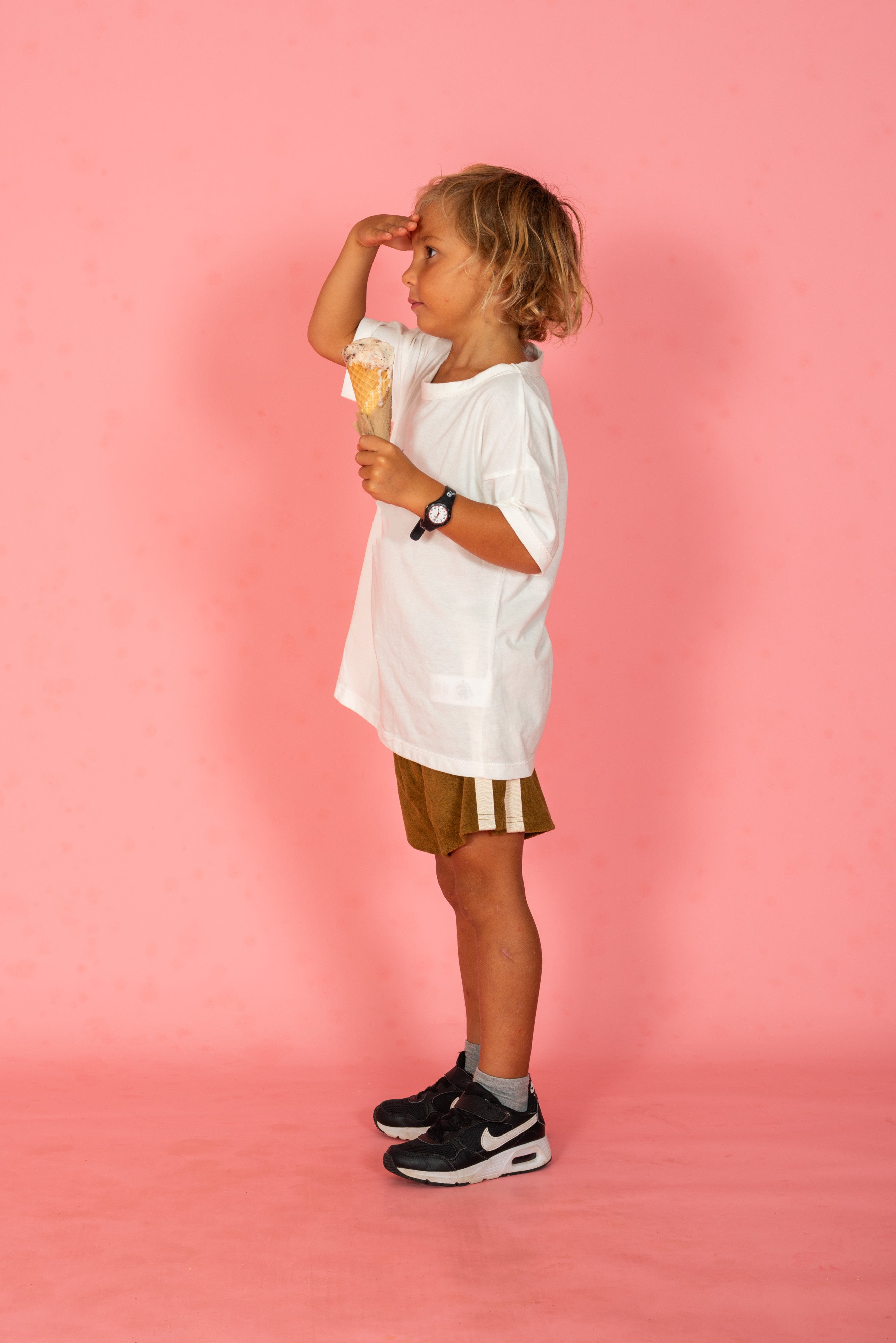 Mini Terry Towelling Shorts in Army Green - Atmosea