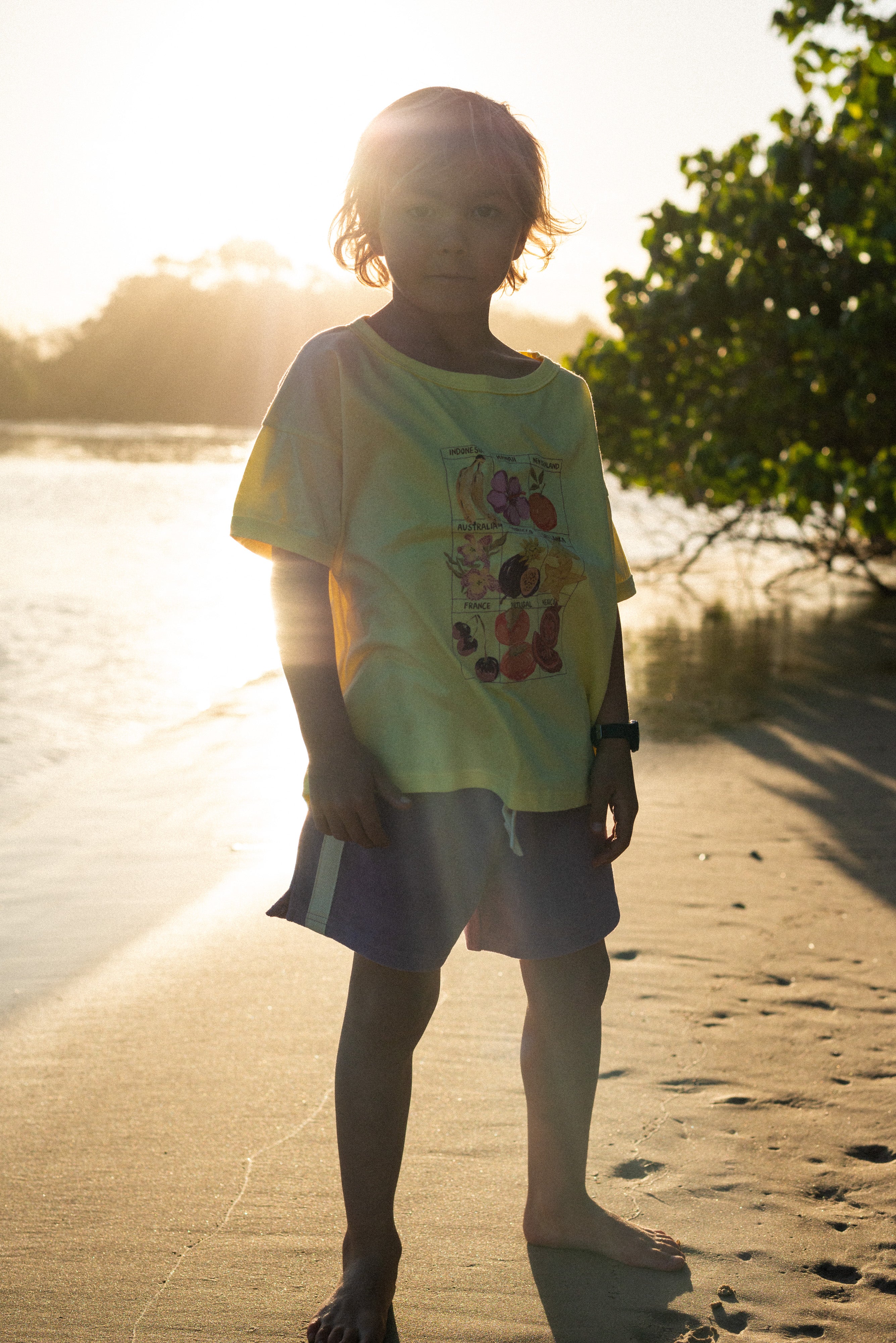Mini Terry Towelling Shorts in Jacaranda - Atmosea