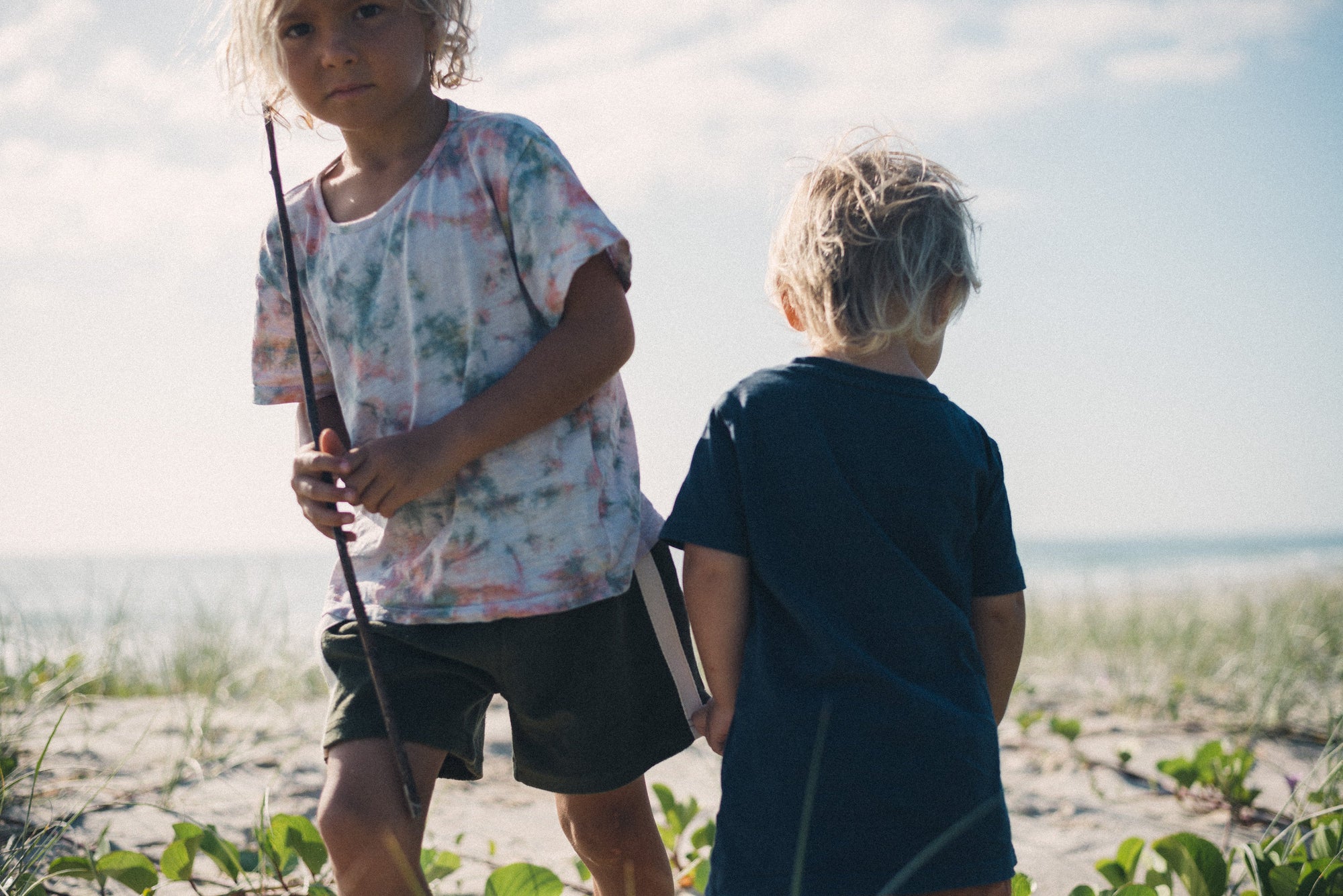 Mini Terry Towelling Shorts in Olive - Atmosea