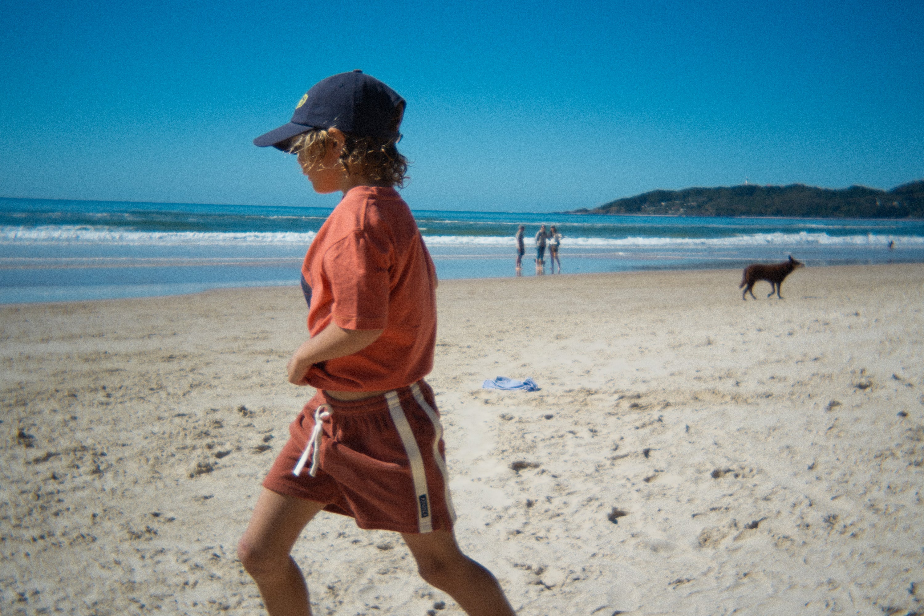 Mini Terry Towelling Shorts in Rust - Atmosea