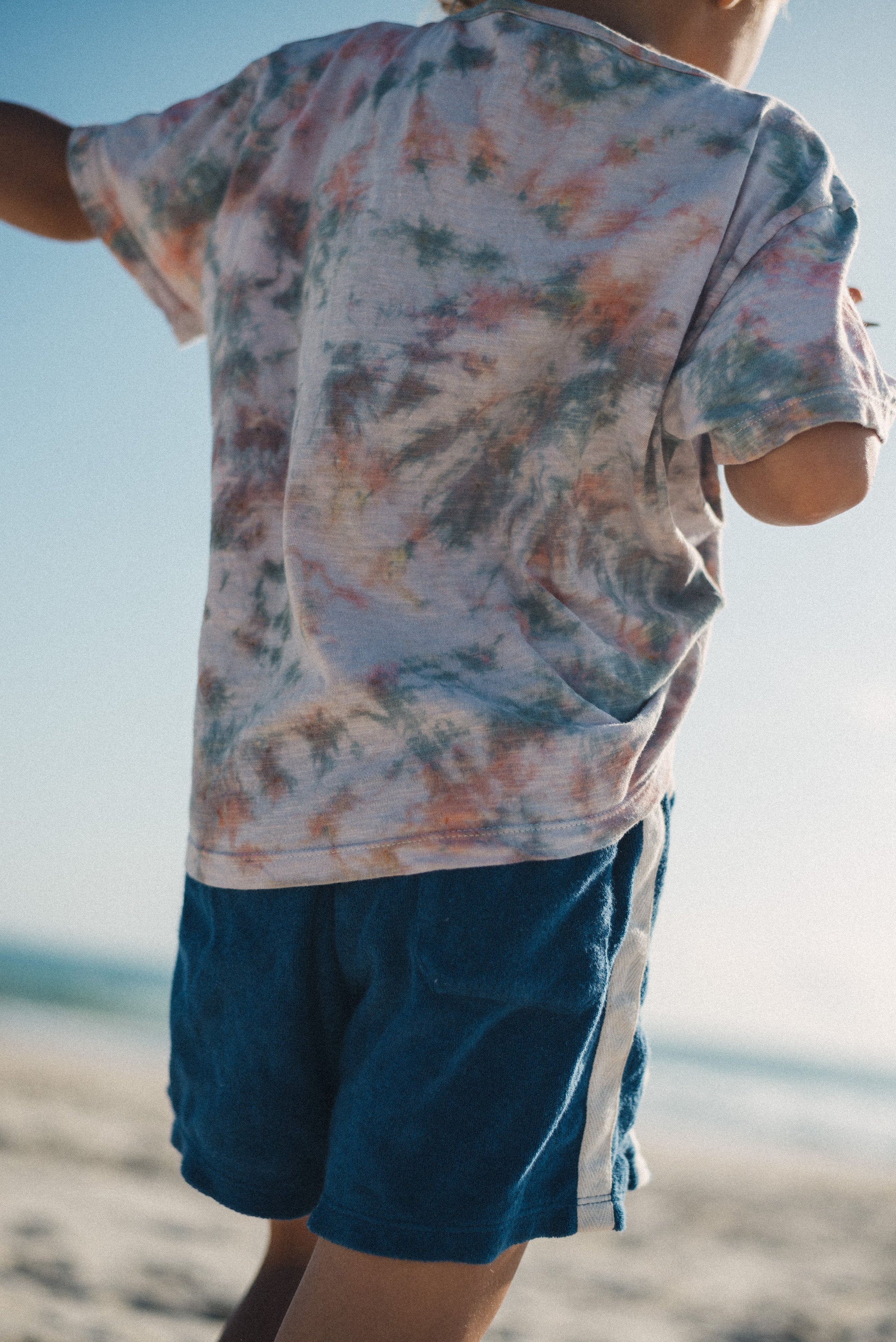 Mini Terry Towelling Shorts in True Navy - Atmosea