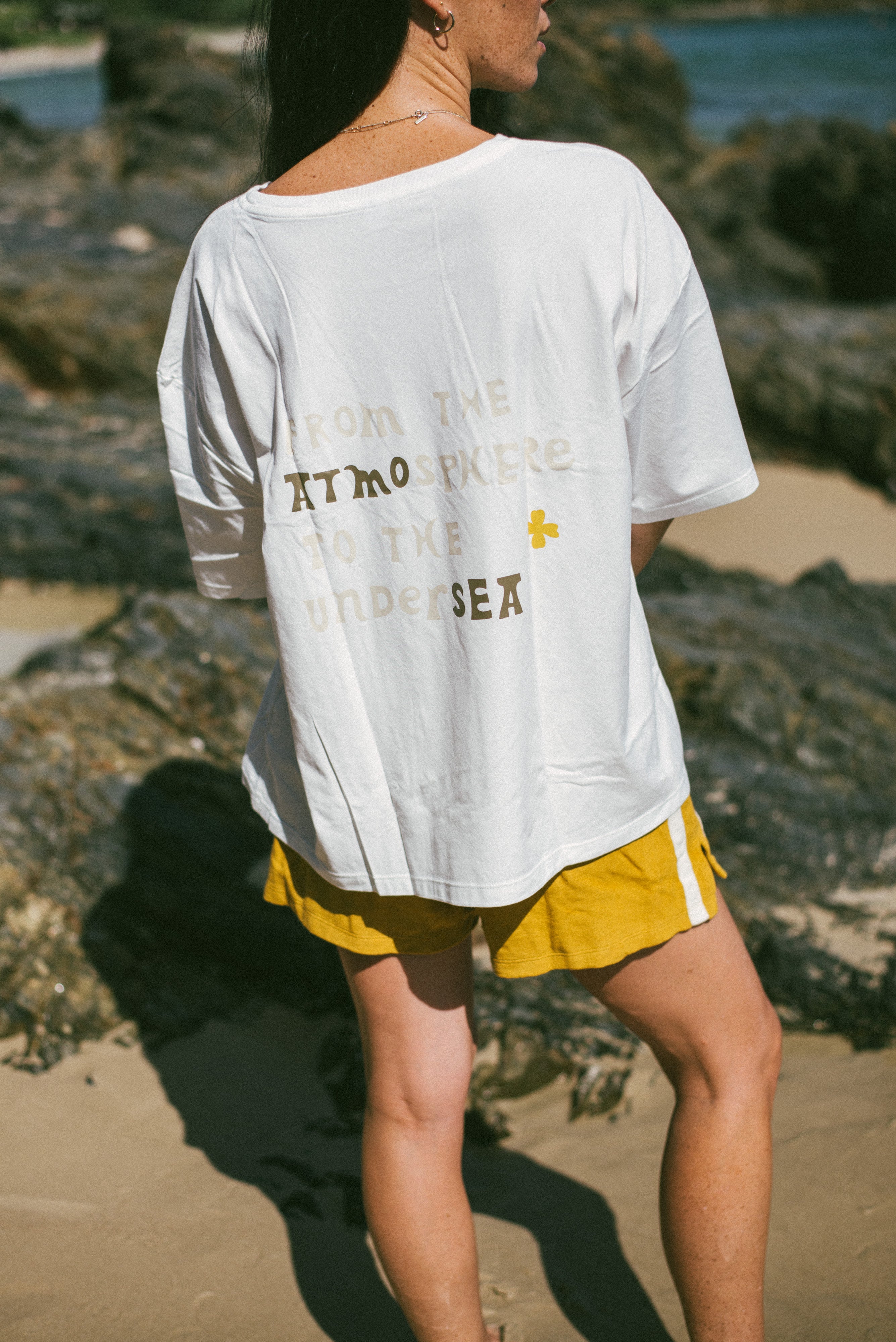 Mother of Nature Tee White - Atmosea