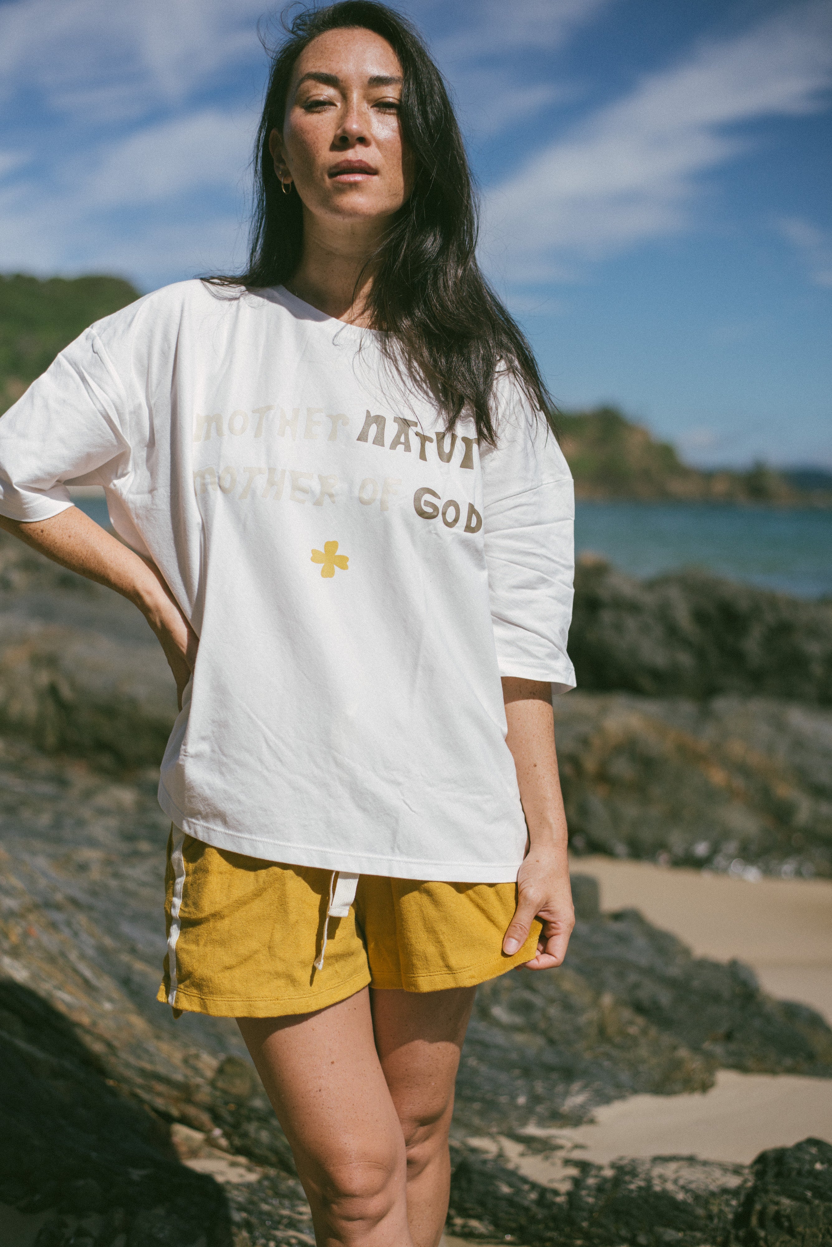 Mother of Nature Tee White - Atmosea