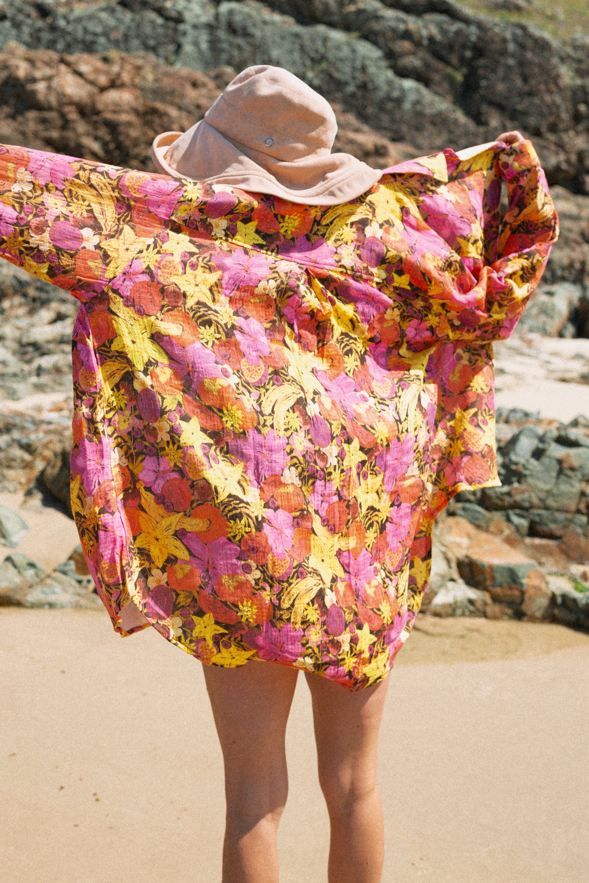 Oversized Shirt in Fruity - Atmosea