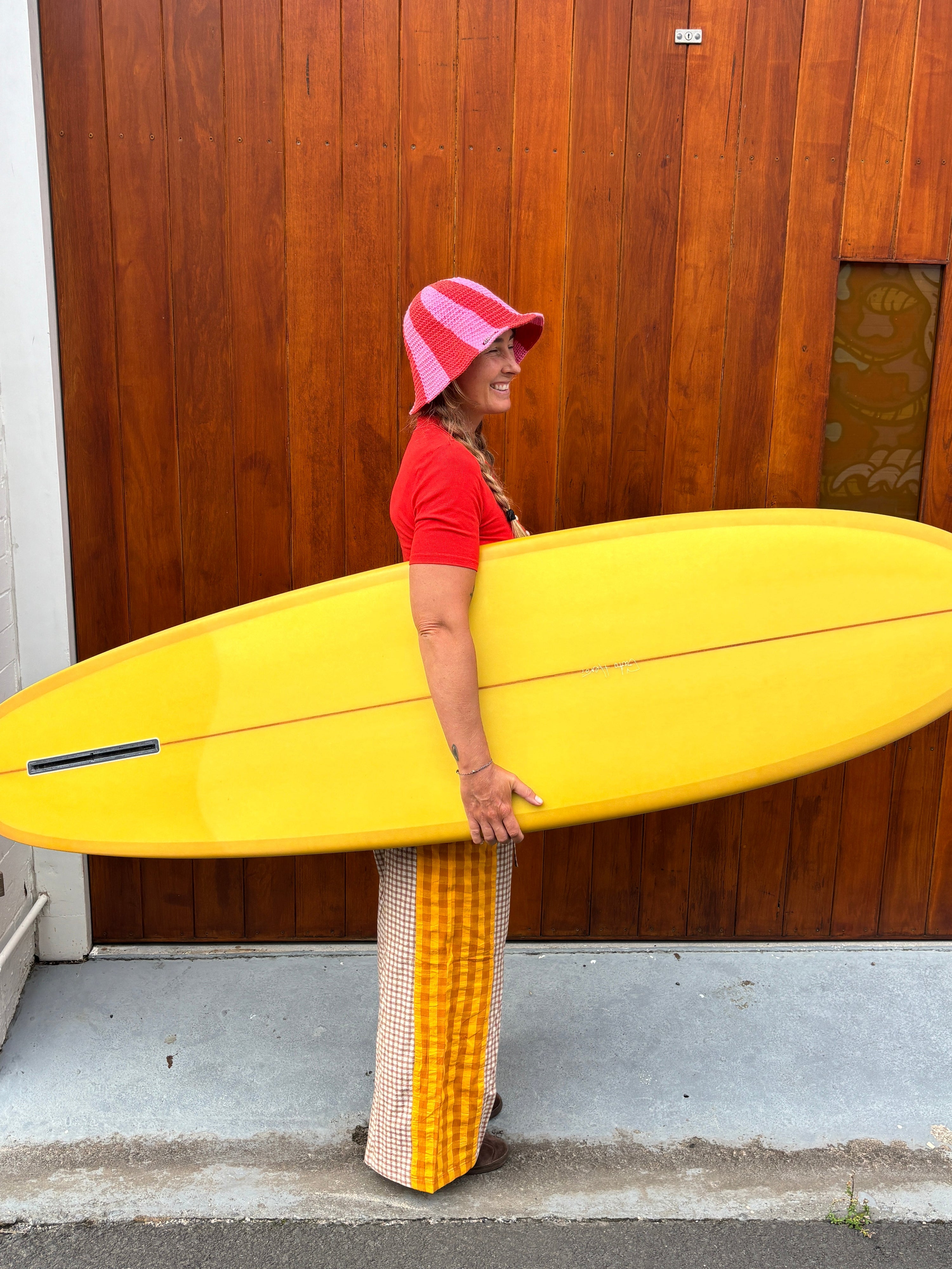 Patchwork Pant in Ginger Gingham - Atmosea