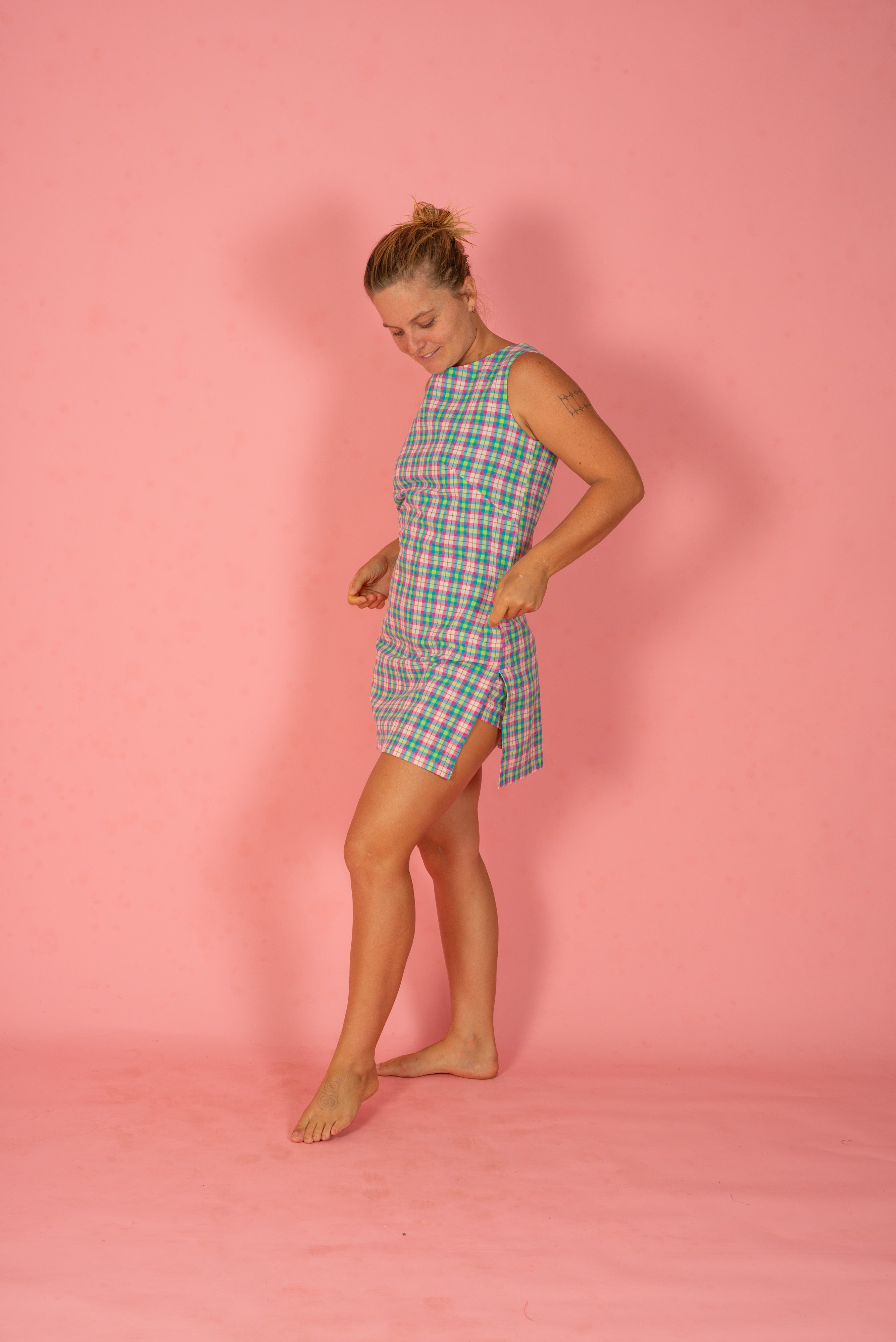 Play Dress in Fika Gingham - Atmosea