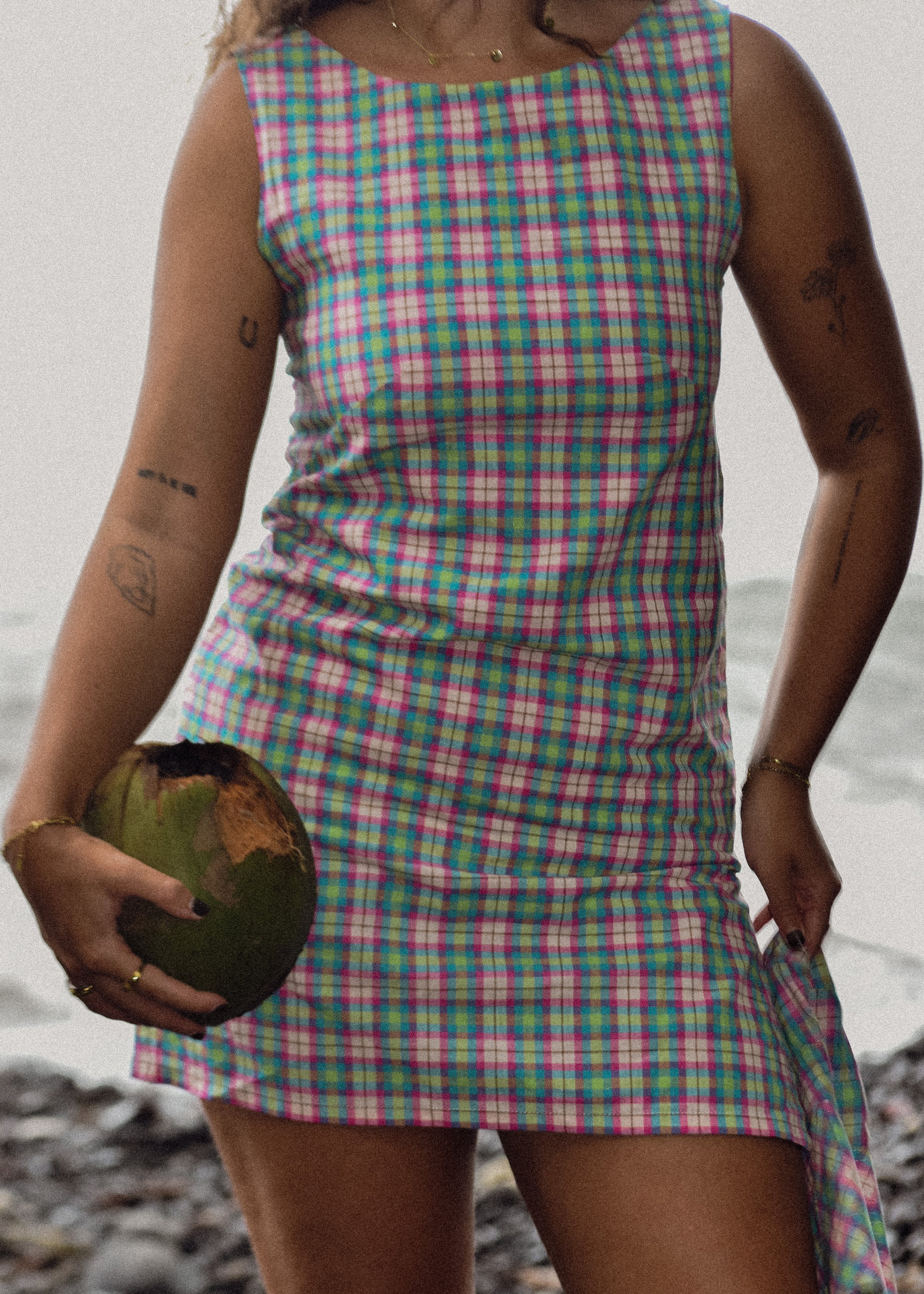 Play Dress in Fika Gingham - Atmosea