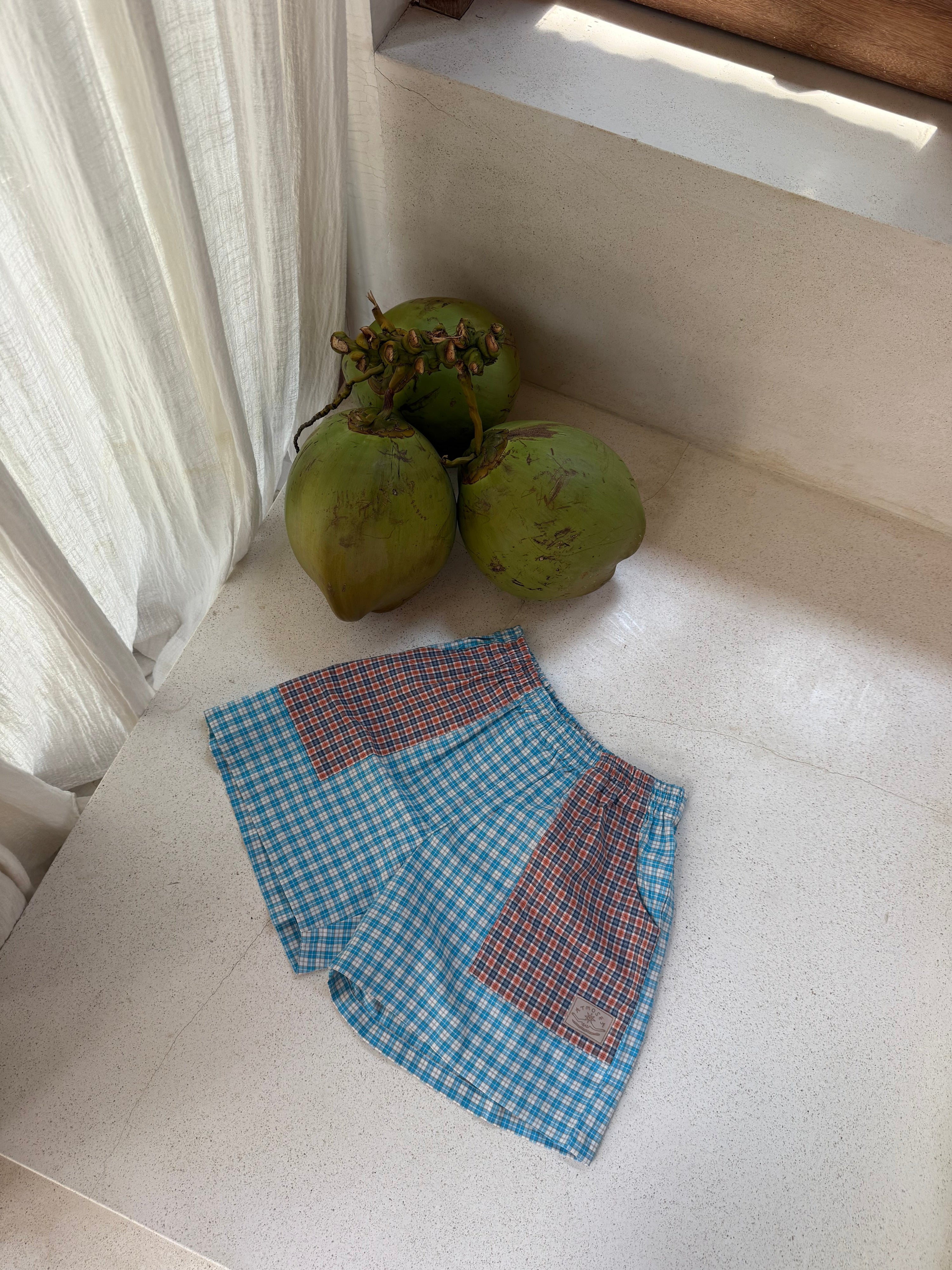 Play Shorts in Plaid - Atmosea