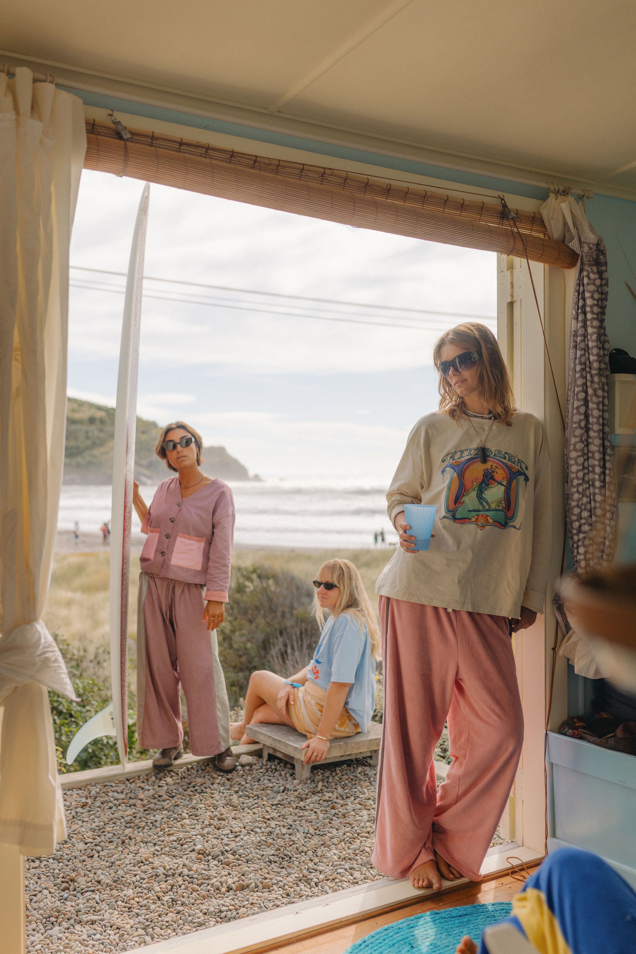 'Saline Shrine' By Angie Samblotte x Atmosea - Artist Oversized Longsleeve Tee - Atmosea