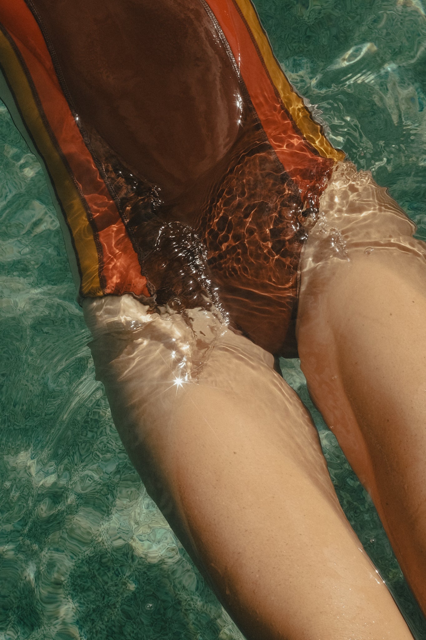 Shoulder Closure Onesie in Sunset - Atmosea