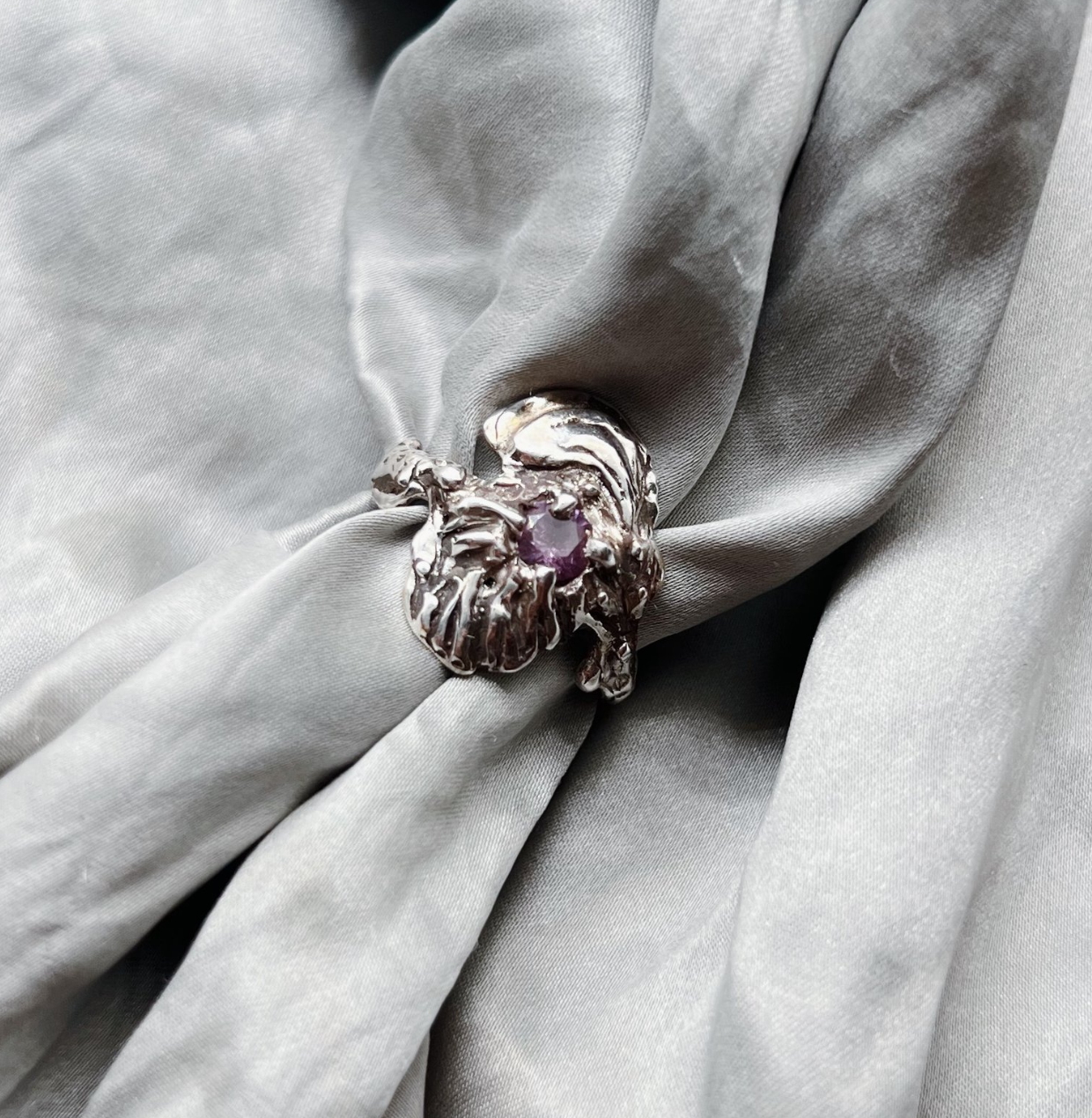 SPARK - Silver Ring by Em Niwa - Em Niwa